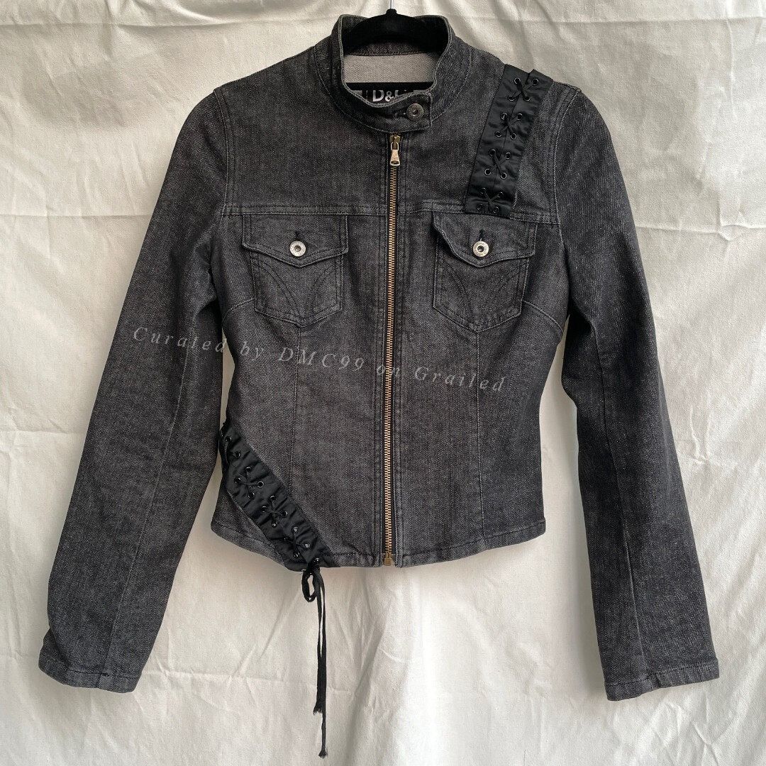 Dolce & Gabbana Dolce & Gabbana Vintage 90s Buckle Biker Jacket Size S / US 4 / IT 40 - 1 Thumbnail