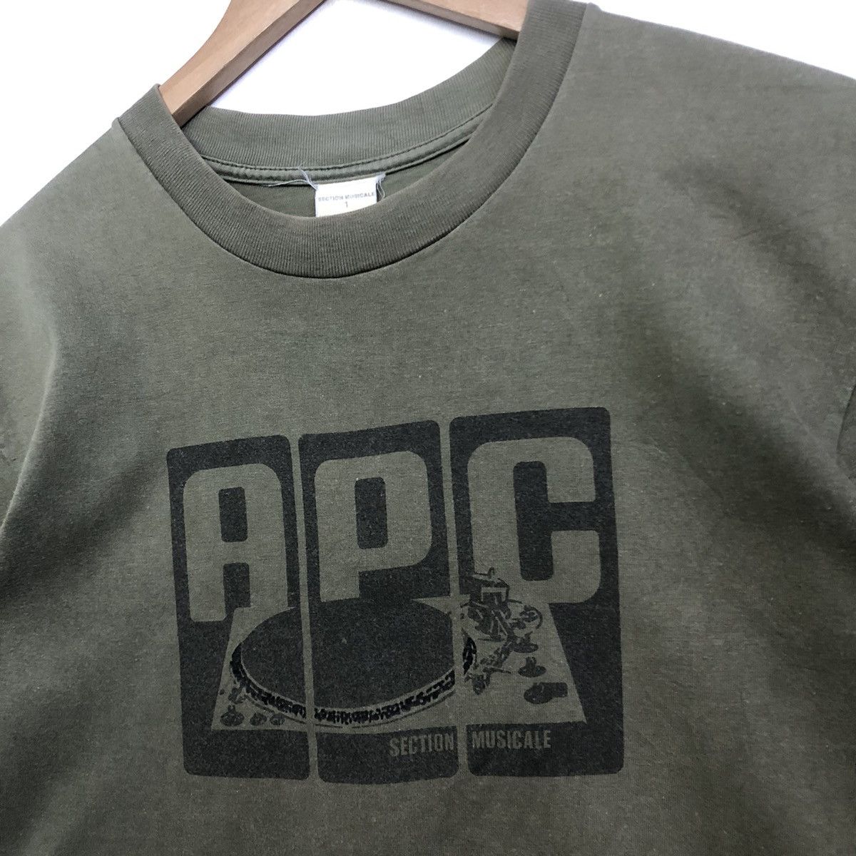 A.P.C. Vintage A.P.C SECTION MUSICALE Tshirt Size US S / EU 44-46 / 1 - 3 Thumbnail