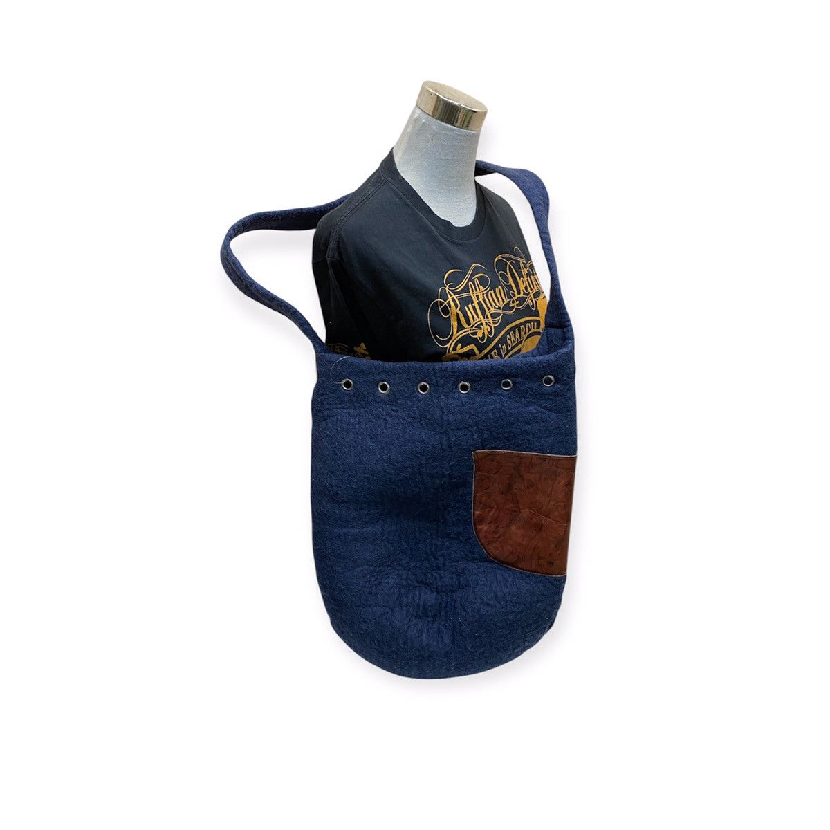 Japanese Brand Japanese Brand Crossbody Wool Bag Size ONE SIZE - 8 Thumbnail