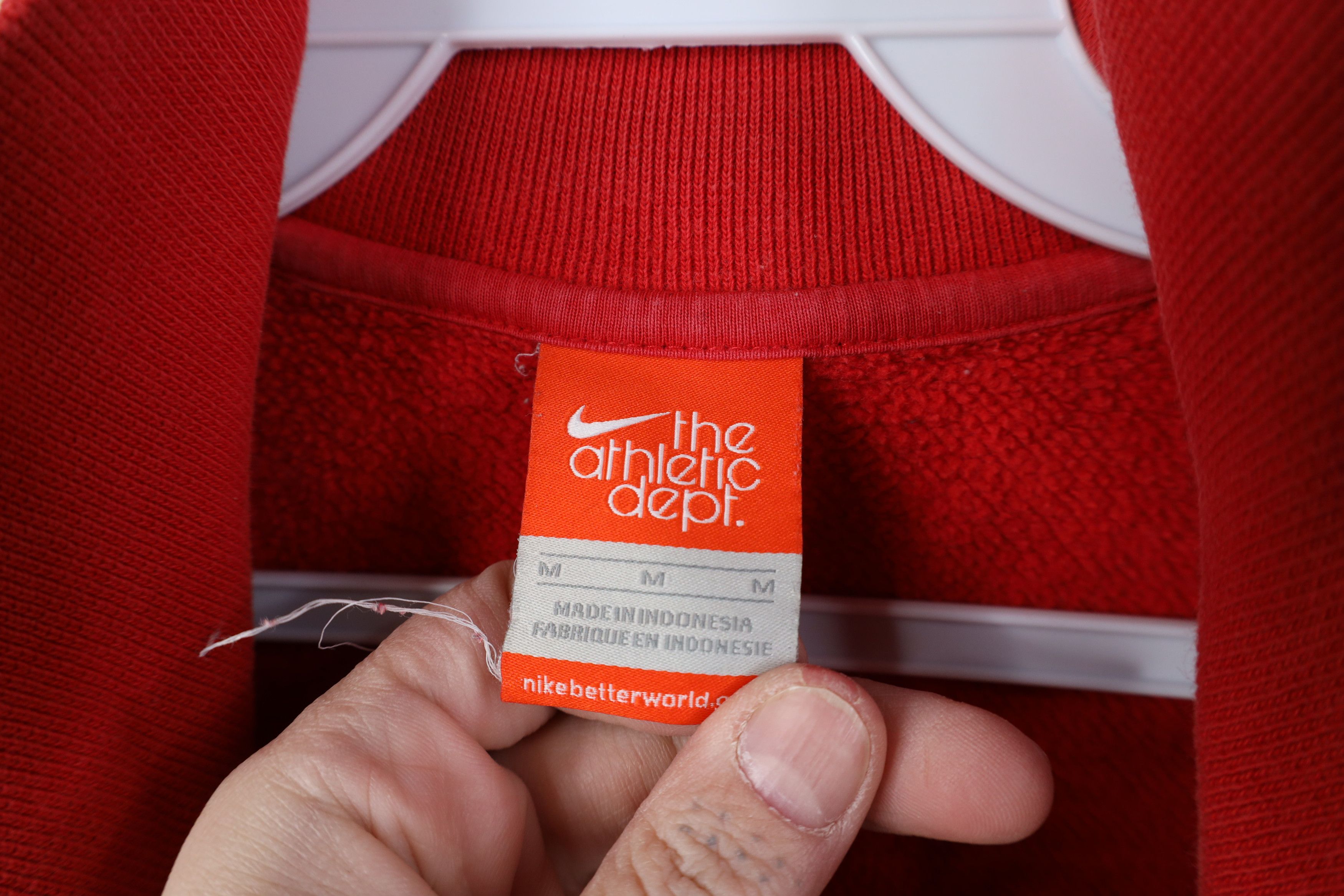 Nike Vintage Y2K Nike Scott Mini Swoosh Half Zip Sweatshirt Size M / US 6-8 / IT 42-44 - 8 Thumbnail