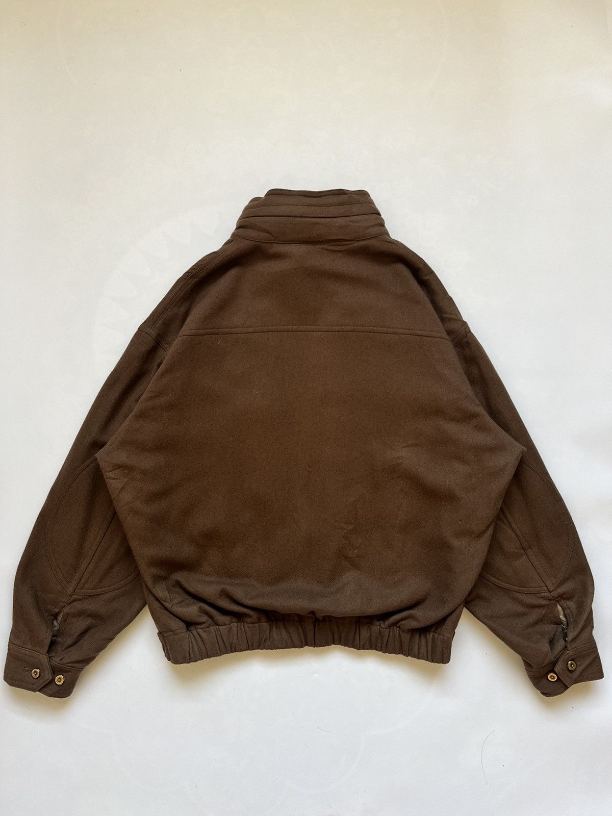 Bill Blass Bill Blass Wool Hair Bomber Jacket Size US L / EU 52-54 / 3 - 9 Thumbnail