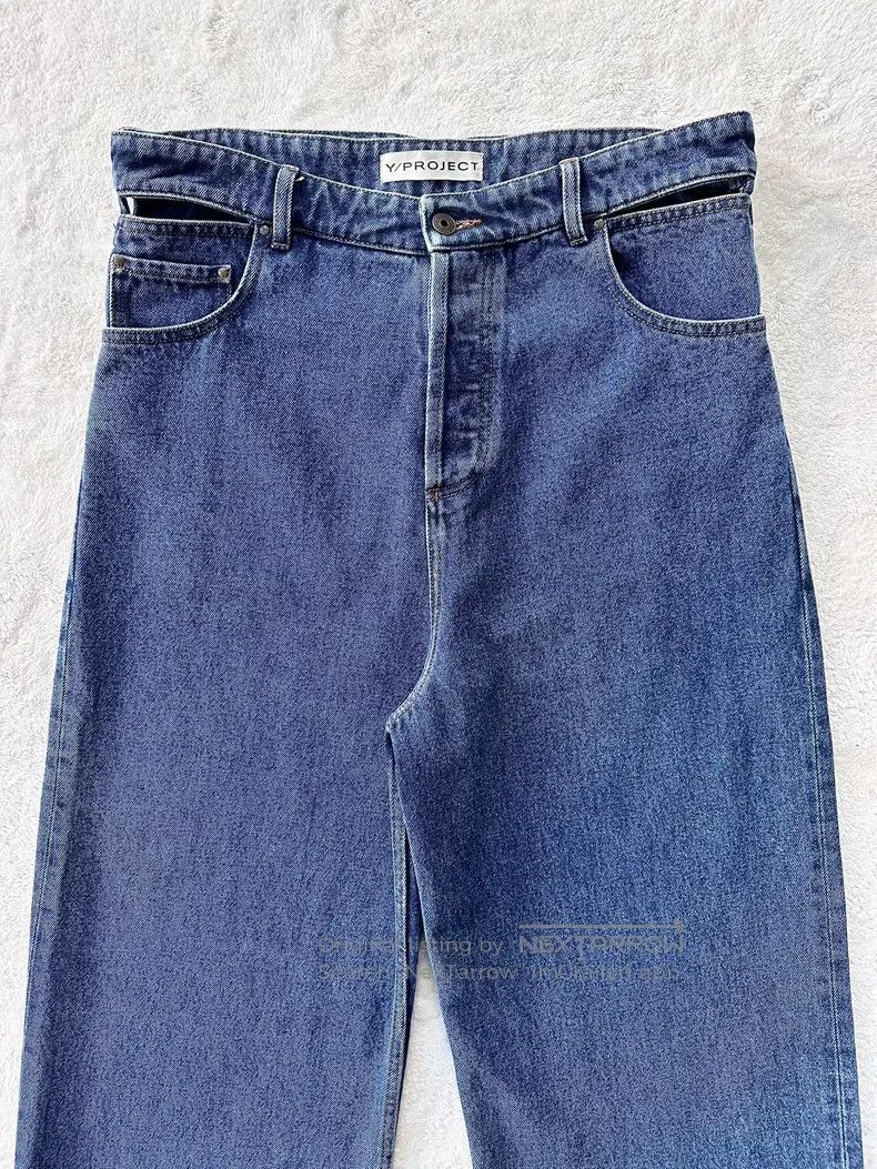 Y/Project Y/Project 33 High waist straight hollow jeans Size US 33 - 2 Thumbnail