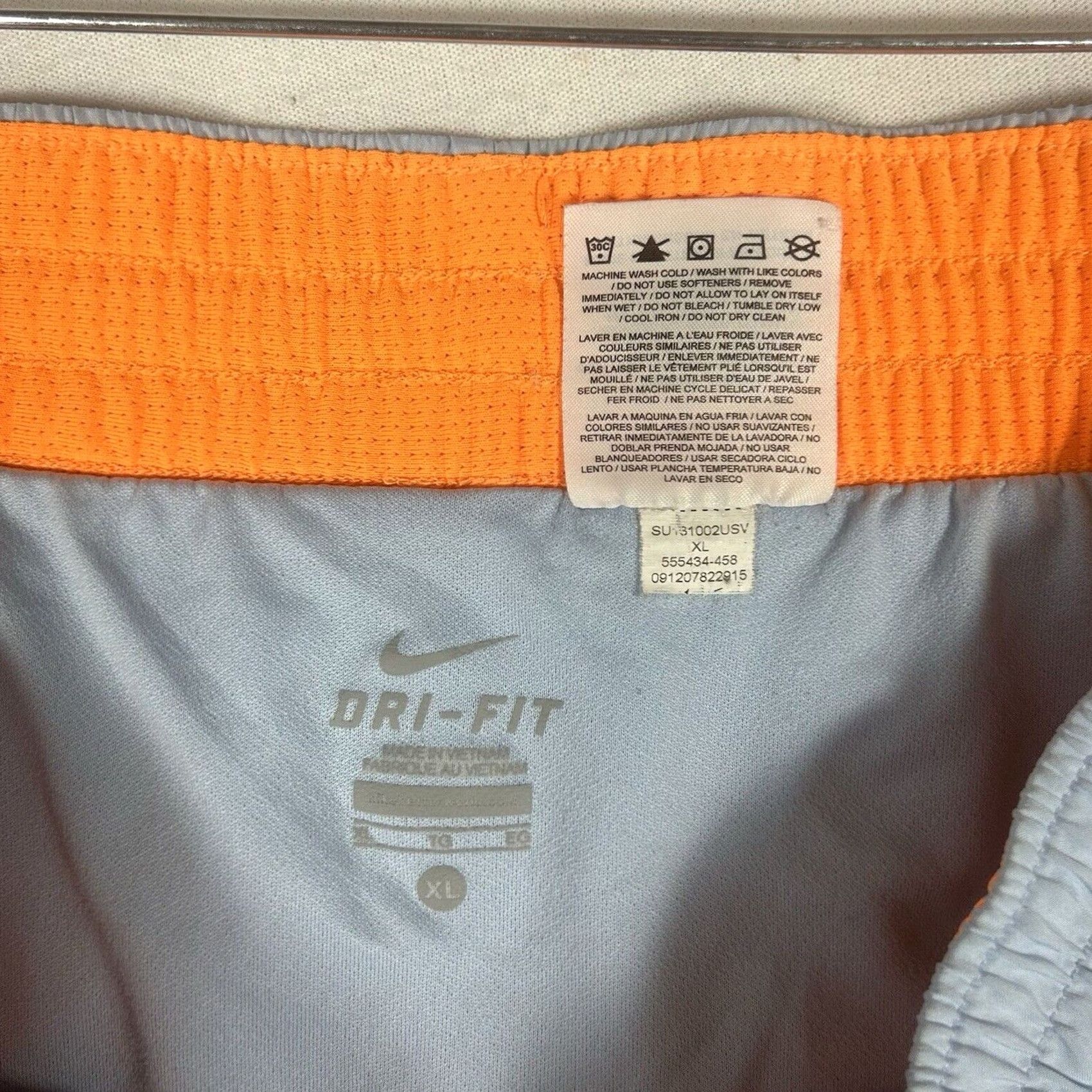Nike Nike Dri-Fit Running Shorts Womens XL Blue Athletic Run Gym Yoga Active Dance Size 40" / US 18 - 3 Thumbnail