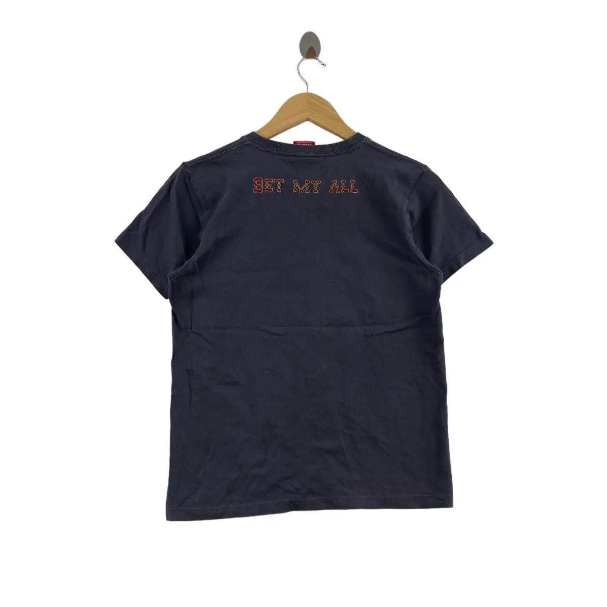 Vintage ALL OR NOTHING Bet My All Comic Strip Tee Shirt Top Movie Size US XS / EU 42 / 0 - 2 Thumbnail