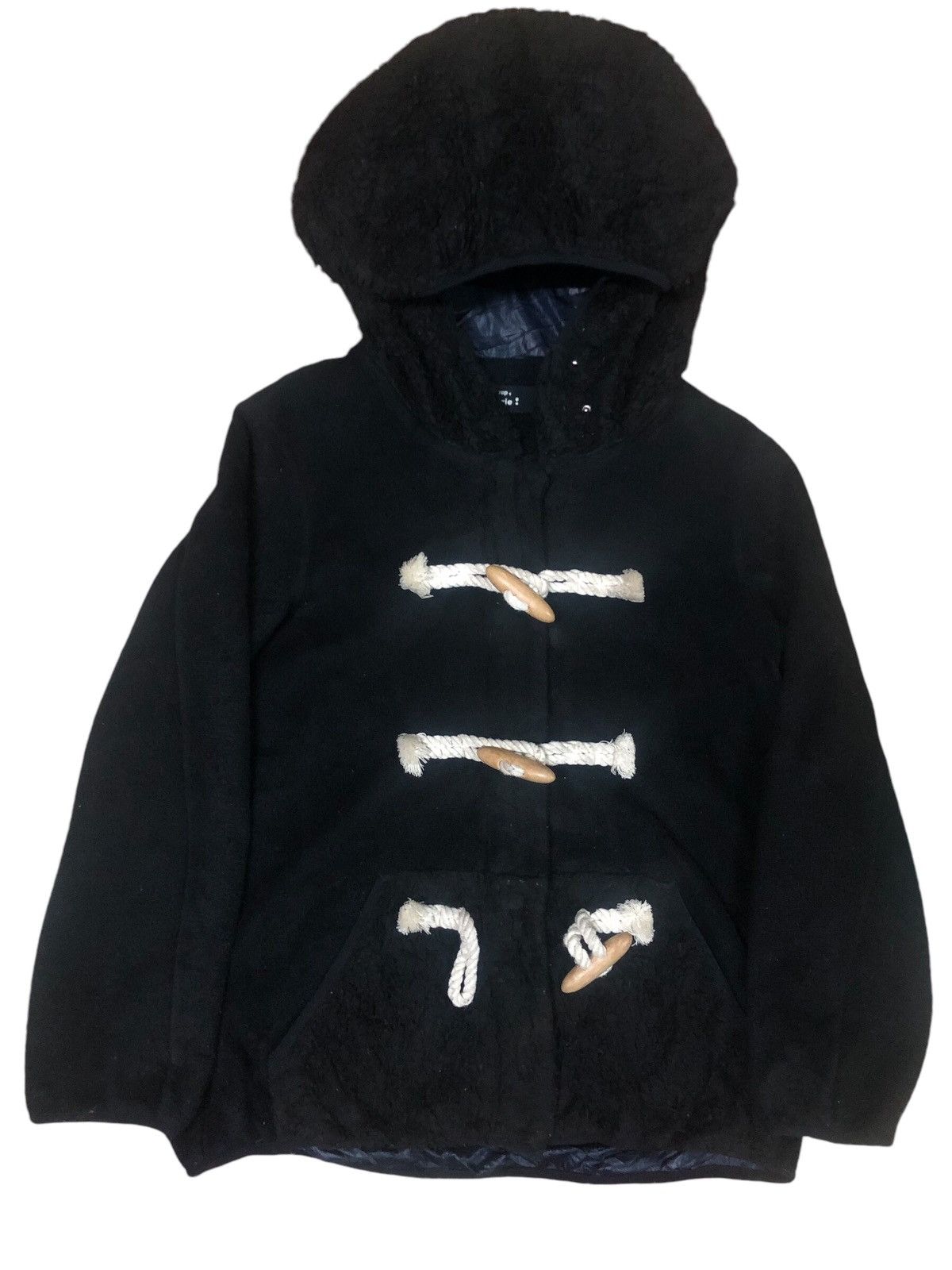 Issey Miyake × mercibeaucoup Mercibeaucoup Hooded duffle Fleece Jacket Size US S / EU 44-46 / 1 - 1 Thumbnail