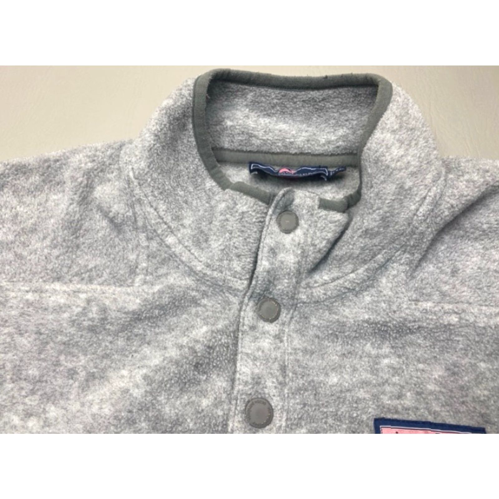 Vineyard Vines Vineyard Vines 1/4 Snap Pullover Fleece Sweater Mens 2XL Gray Active Golf 8276 Size US XXL / EU 58 / 5 - 7 Thumbnail