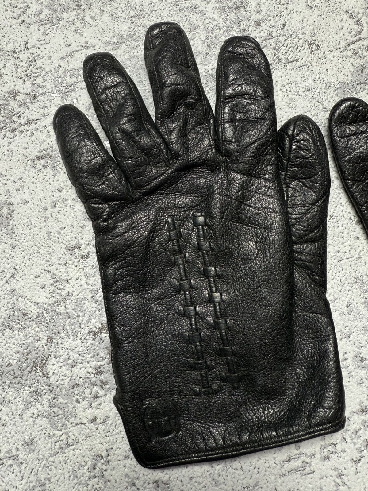 Jean Paul Gaultier Rare Jean Paul Gaultier Leather Gloves Black Men Vintage Size ONE SIZE - 7 Thumbnail