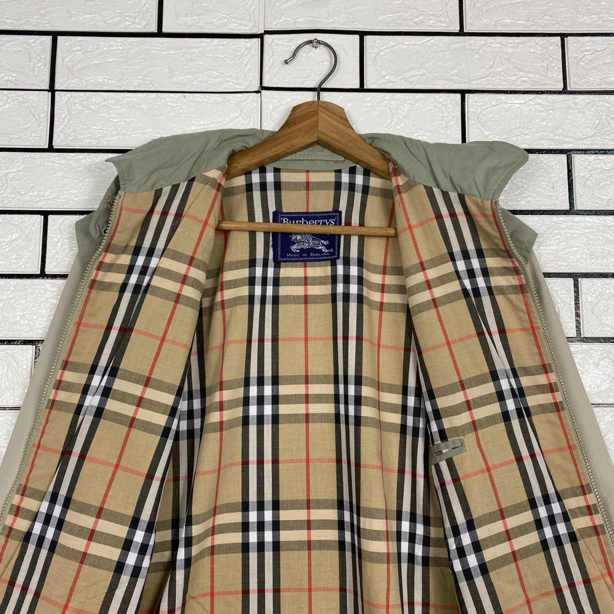 Burberry 🔥VINTAGE BOMBER JACKET BURBERRYS MADE IN ENGLAND NOVA CHECK Size US M / EU 48-50 / 2 - 14 Thumbnail