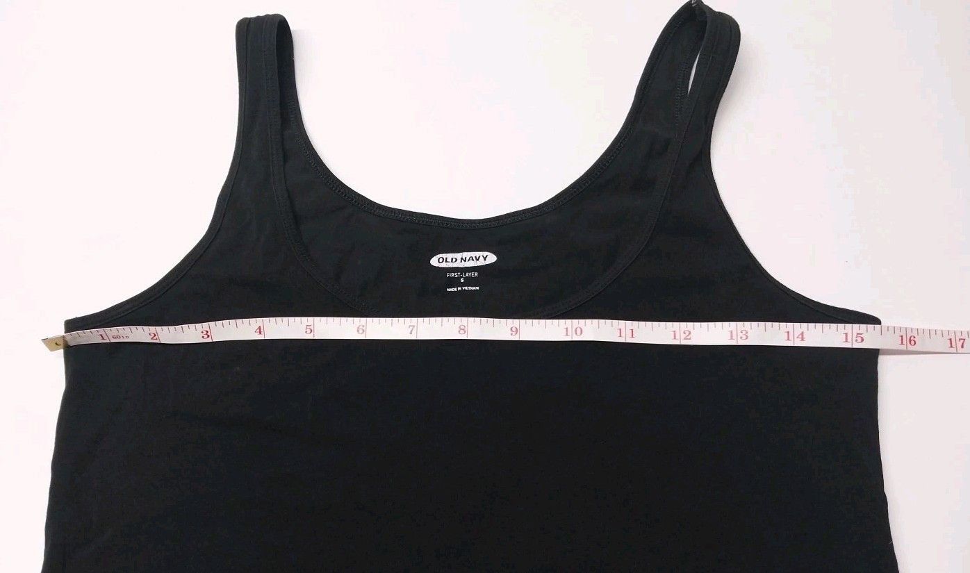 Old Navy Old Navy Womens Size Small Black First Layer Tank Top Size S / US 4 / IT 40 - 6 Thumbnail