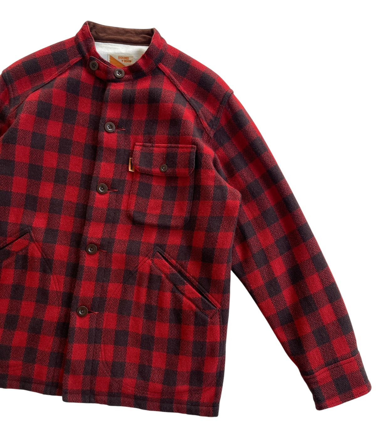 Soundman Soundman Wool Checked Workwear Jacket Size US M / EU 48-50 / 2 - 6 Thumbnail