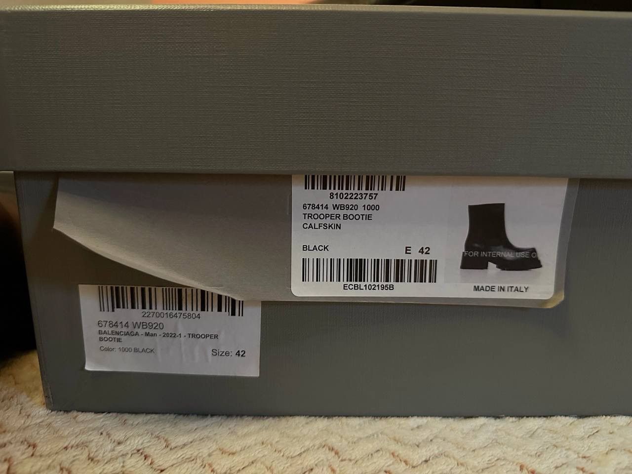 Balenciaga Balenciaga Leather Trooper boots | Grailed