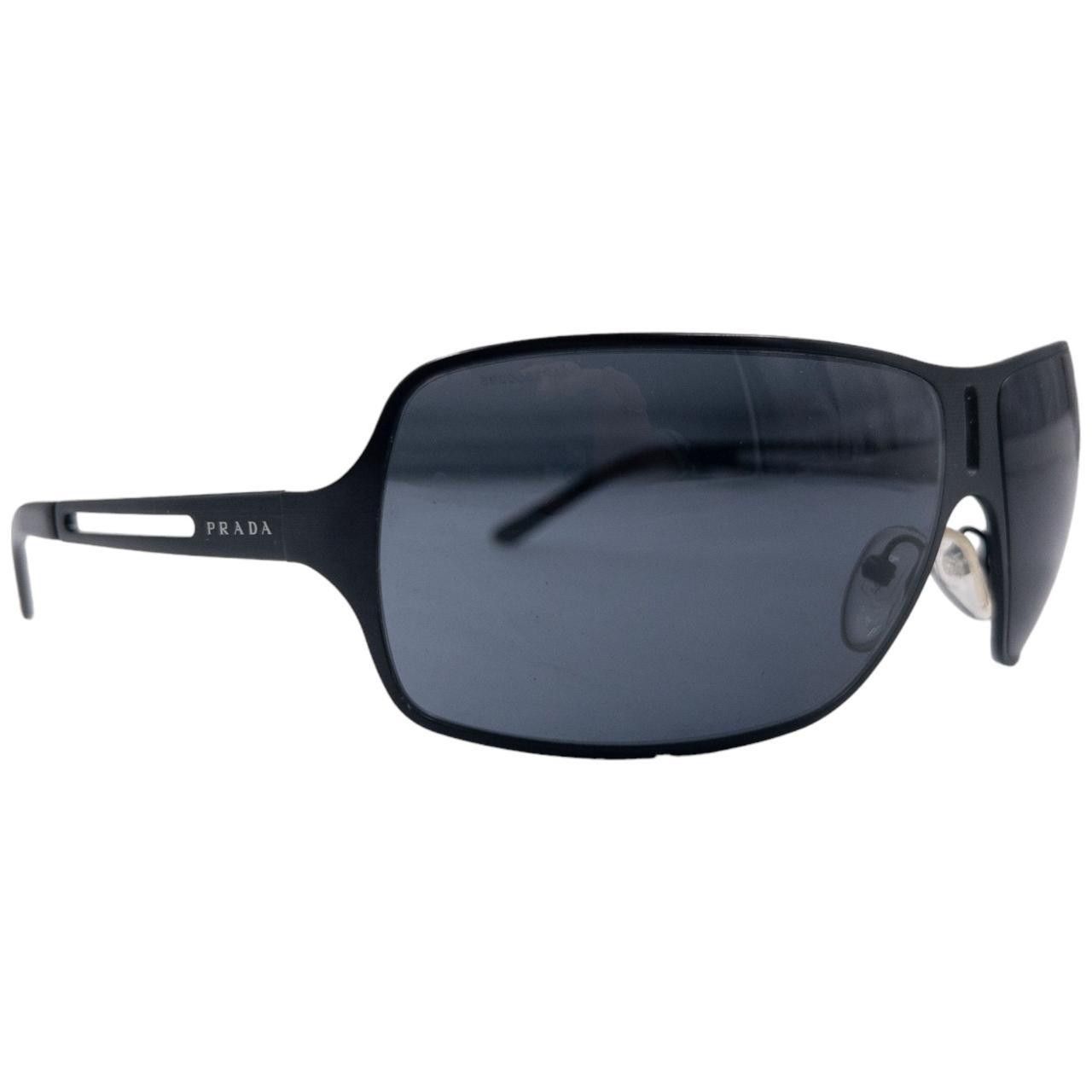 Prada Vintage Prada Black Sunglasses Size ONE SIZE - 1 Thumbnail