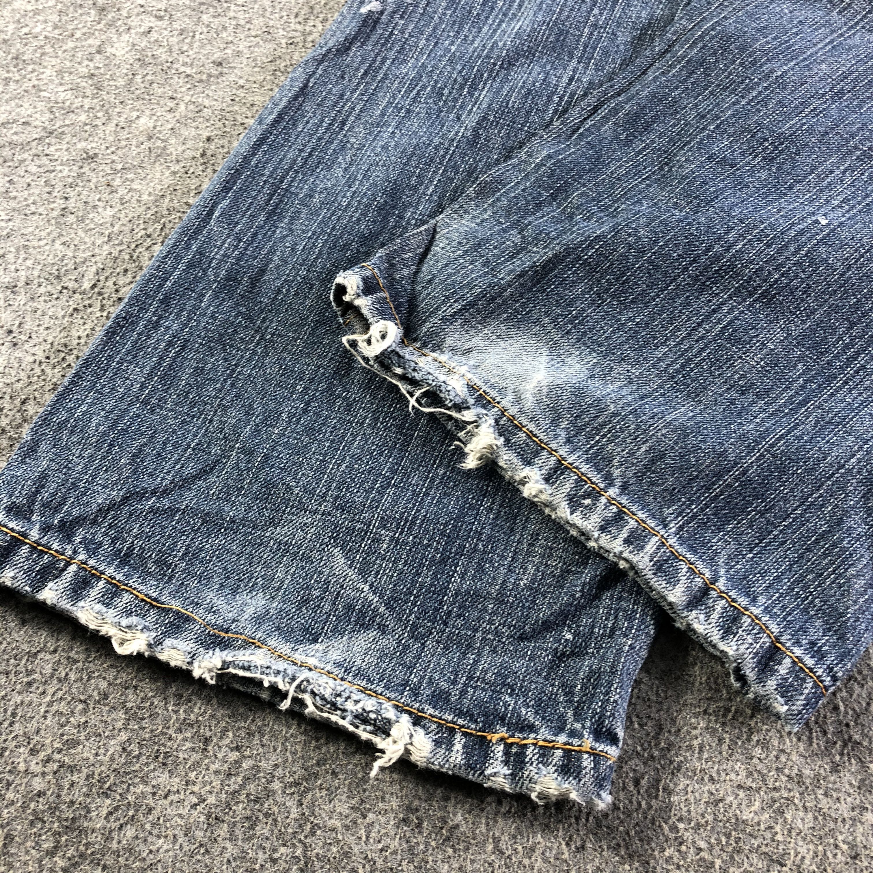 Levi's Vintage Blue Wash Levis 505 Jeans-J4178 Size US 34 / EU 50 - 6 Thumbnail