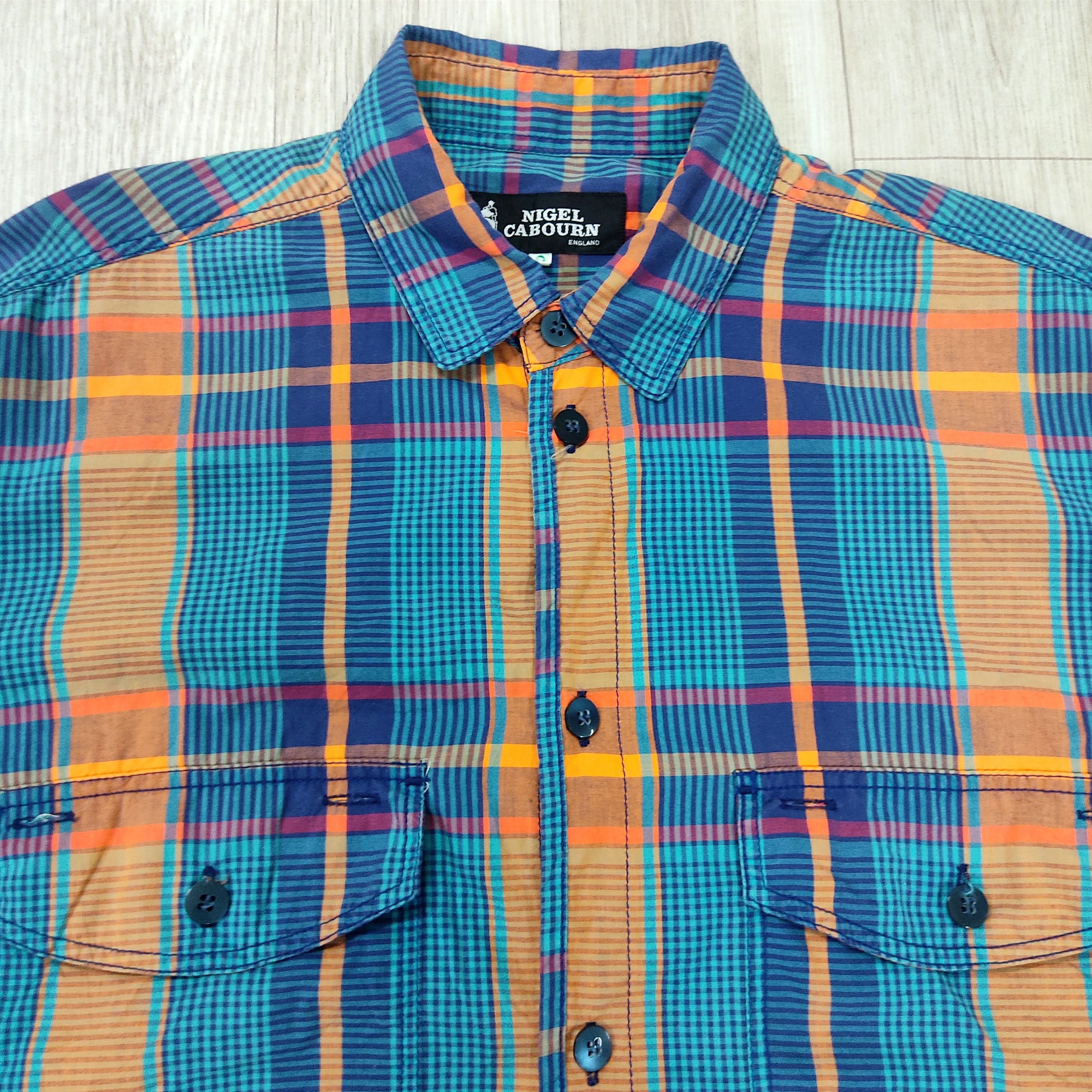 Nigel Cabourn NIGEL CABOURN Plaid Check Shirts Size US L / EU 52-54 / 3 - 4 Thumbnail