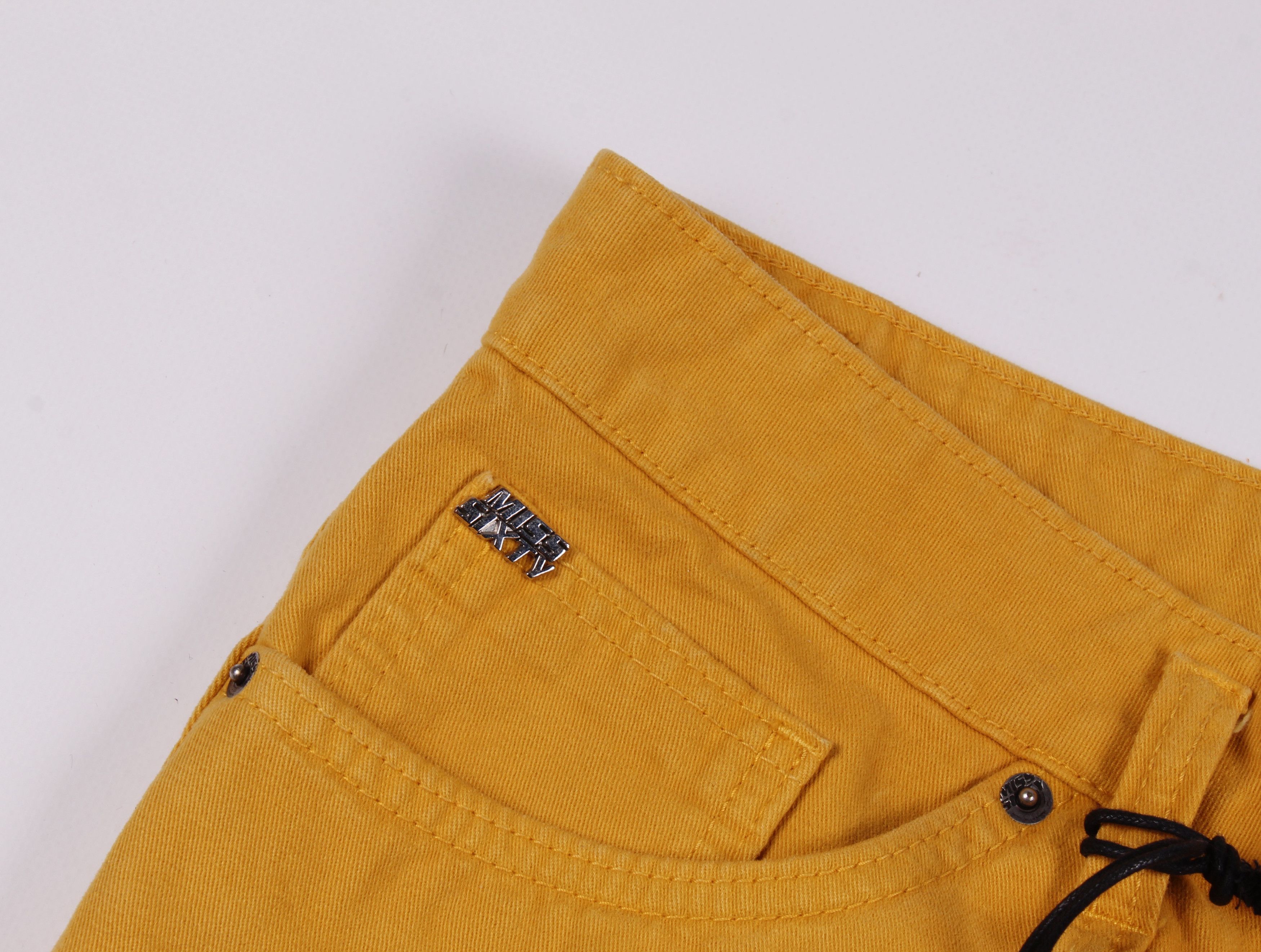 Miss Sixty Vintage Miss Sixty Y2K Yellow Sexy Mini Skirt Size 32" / US 10 / IT 46 - 3 Thumbnail
