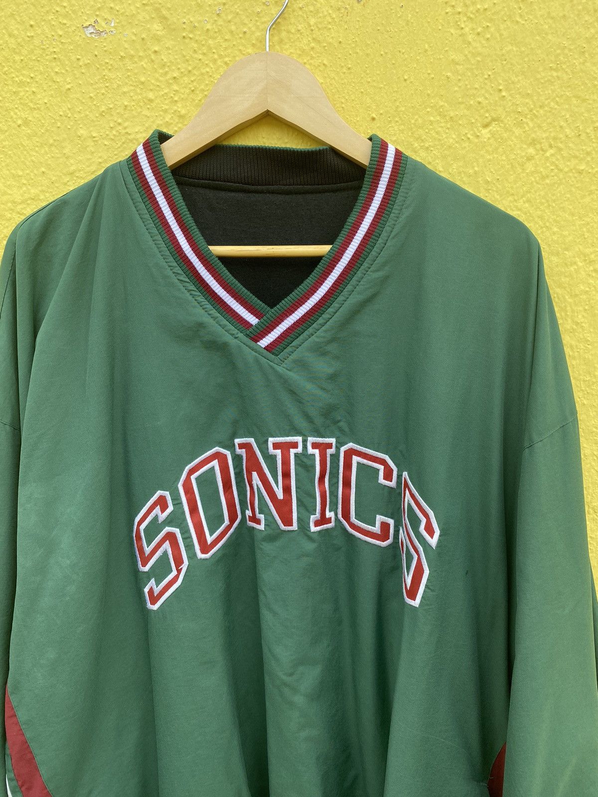 NBA Vintage Seattle supersonics Starter riversible sweatshirt Size US XL / EU 56 / 4 - 15 Thumbnail