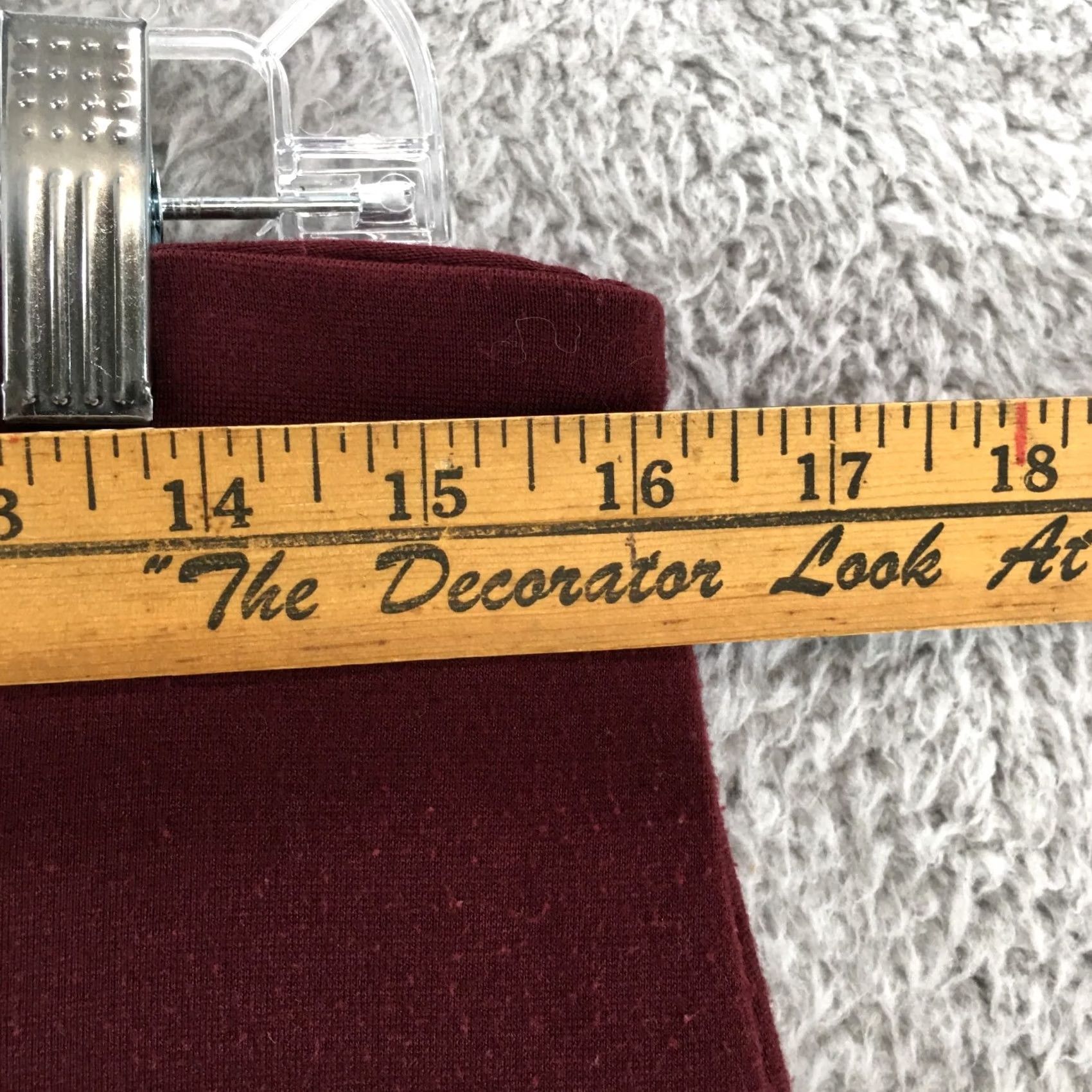 Vintage Philosophy Red Midi Skirt Womens 10 Back Zip Formal Elegant Size 32" / US 10 / IT 46 - 3 Thumbnail