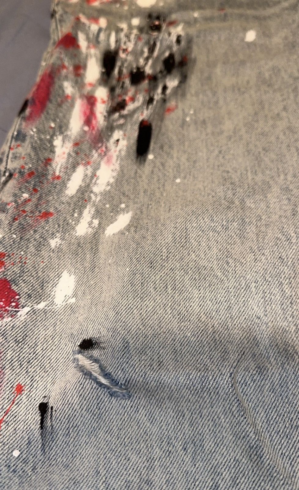 Amiri Amiri Painted Jeans Size US 34 / EU 50 - 3 Thumbnail