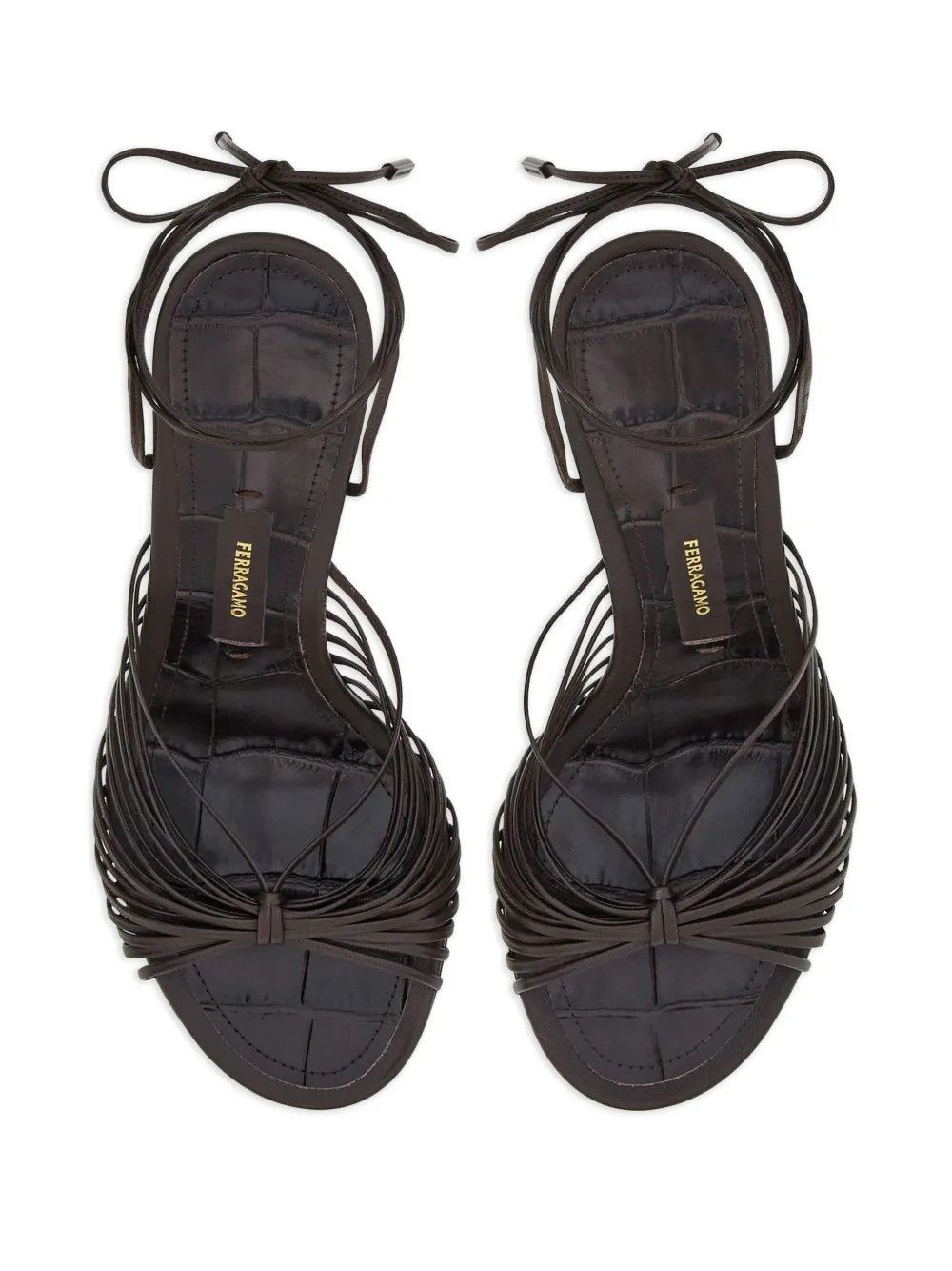 Salvatore Ferragamo o1y0426 Sandals in Black Size US 6 / IT 36 - 4 Thumbnail