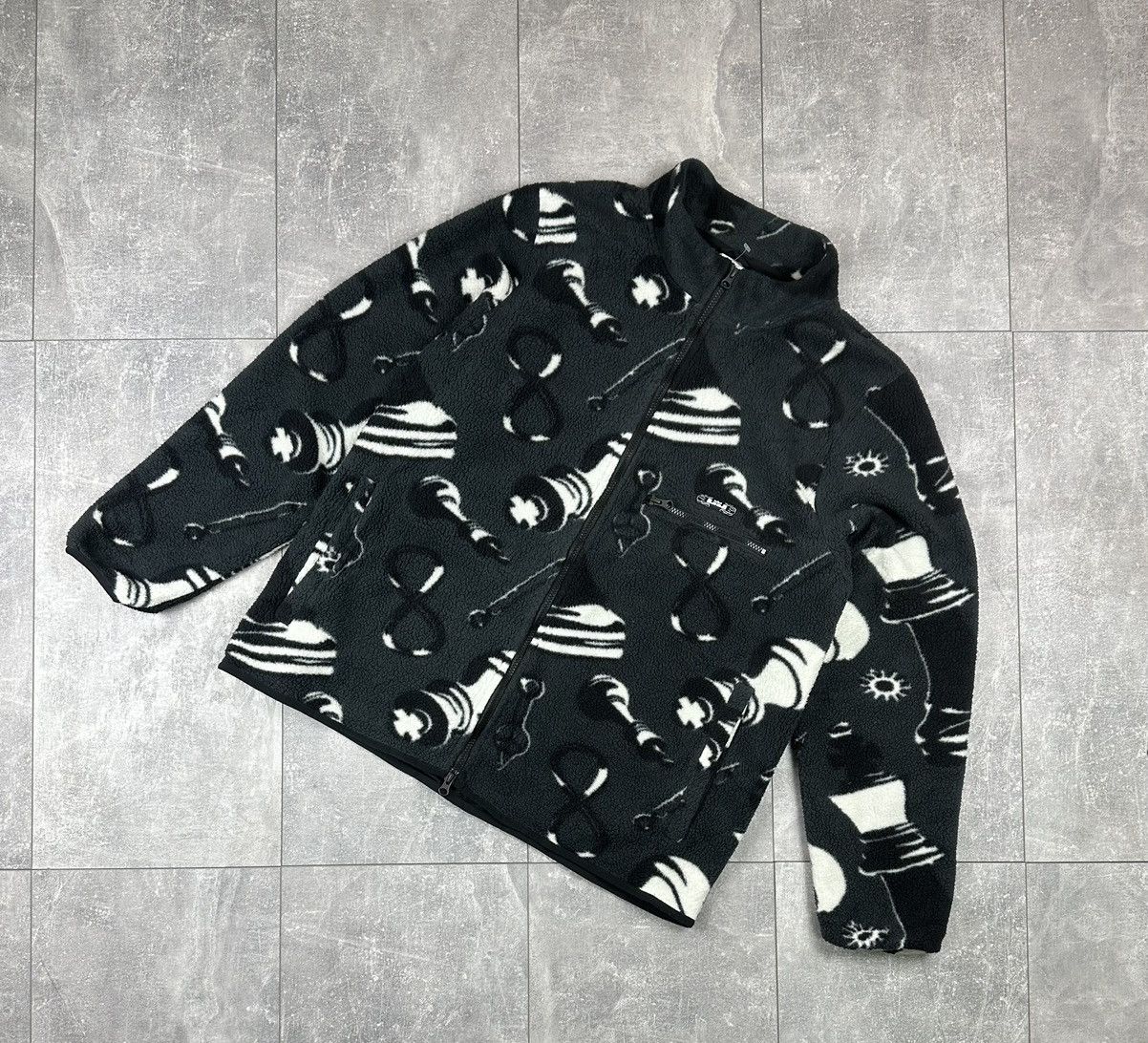 Nike Nike LeBron Allover Print Full Zip Fleece Jacket Size US XL / EU 56 / 4 - 1 Thumbnail