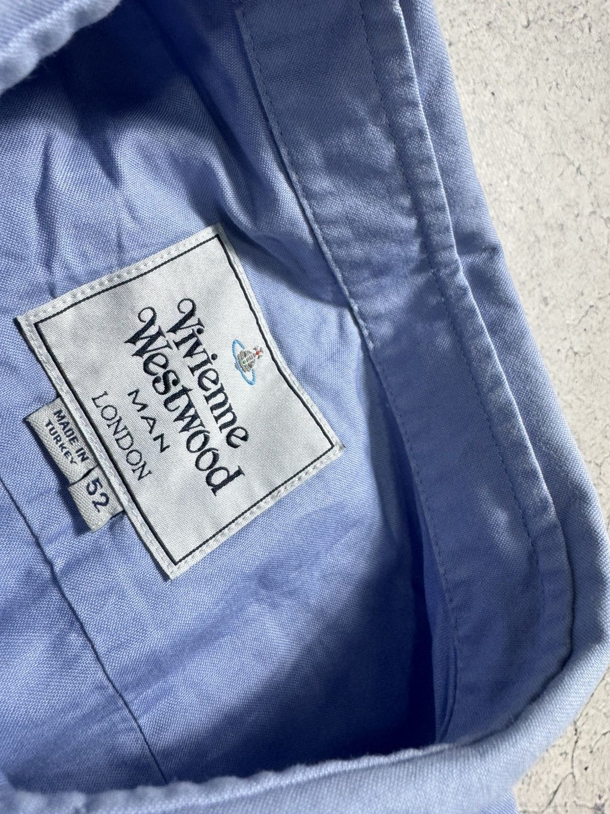 Vivienne Westwood Vivienne Westwood Luxury Button Up Shirt Size 52 Bue Size US L / EU 52-54 / 3 - 6 Thumbnail