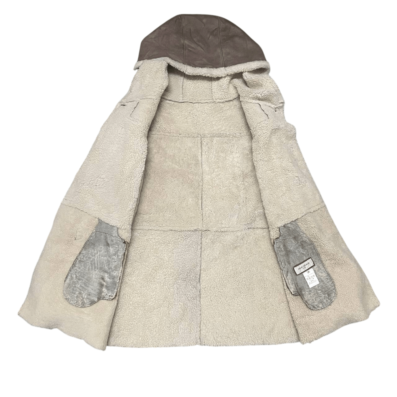 Vintage Anagram Paris Sheepskin Coat Shearling Leather Jacket Size US S / EU 44-46 / 1 - 6 Thumbnail