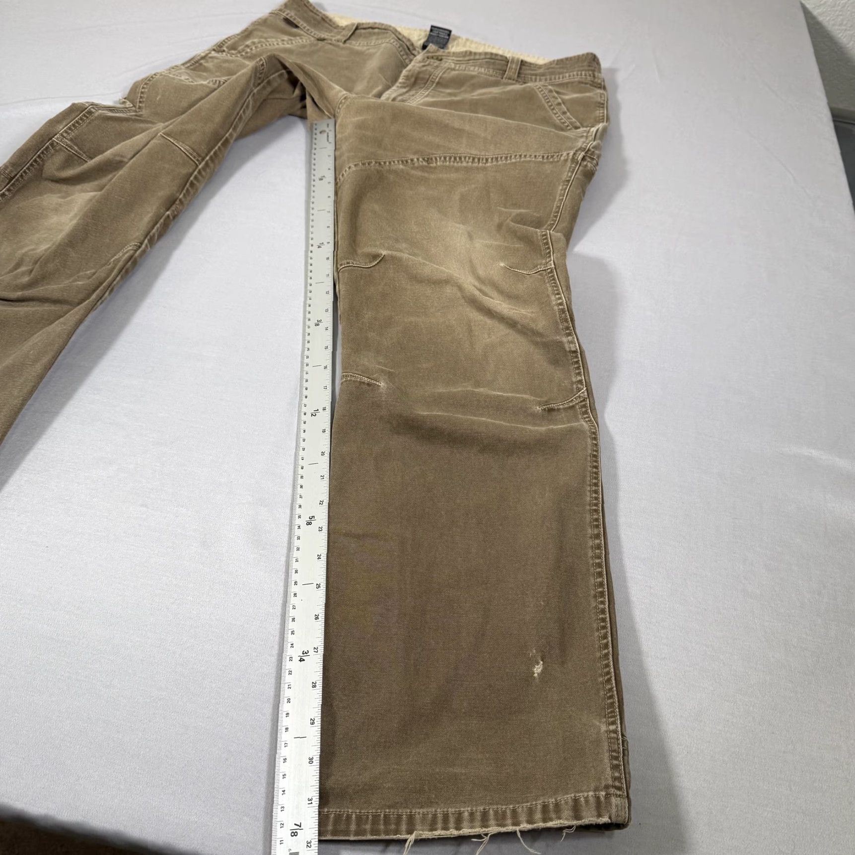 Doublet VINTAGE Kuhl The Lawless Pants Men 38x32 Brown Canvas Work Carpenter Stretch 5-Pocket Denim Style Regular Straight Mens Size US 38 / EU 54 - 6 Thumbnail