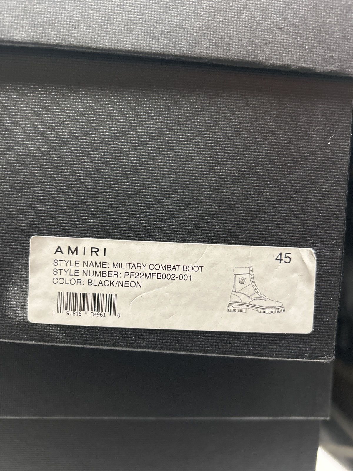 Amiri Amiri Fabric Ankle Boots Size US 12 / EU 45 - 12 Thumbnail