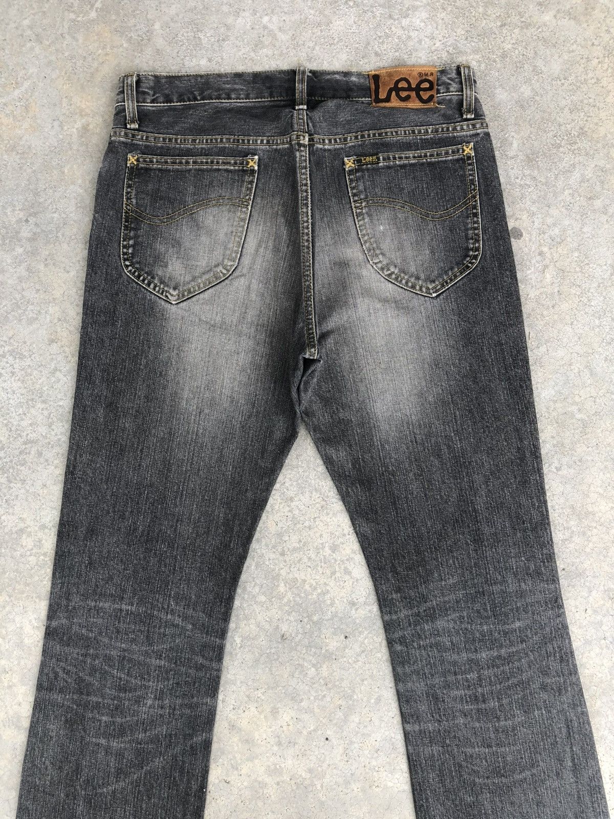 If Six Was Nine Lee Flared Jeans Bootcut Distressed Jeans Size US 33 - 8 Thumbnail