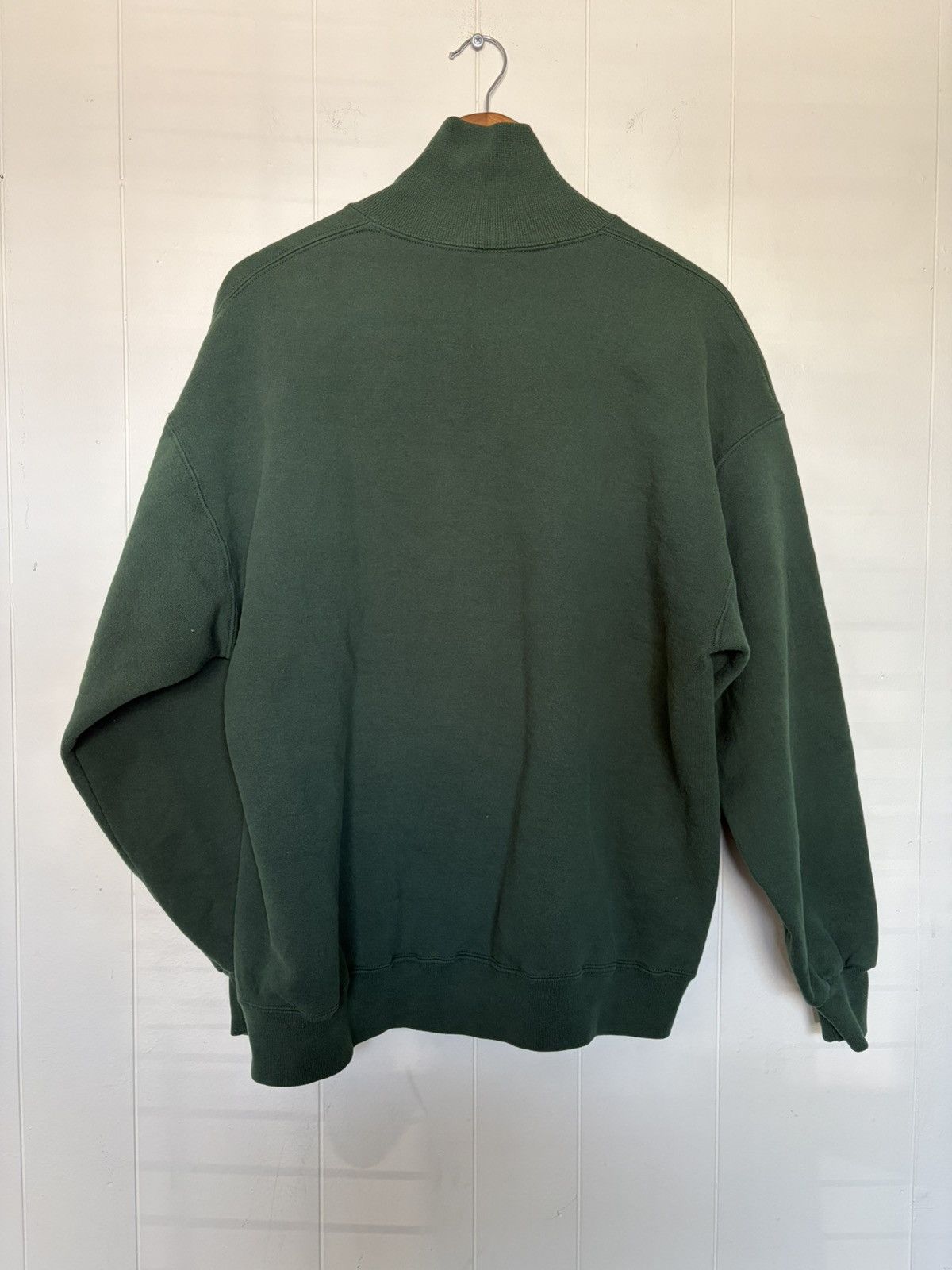 Jerzees Vintage 90s Jerzees dark green super sweats turtleneck Size US XL / EU 56 / 4 - 4 Thumbnail