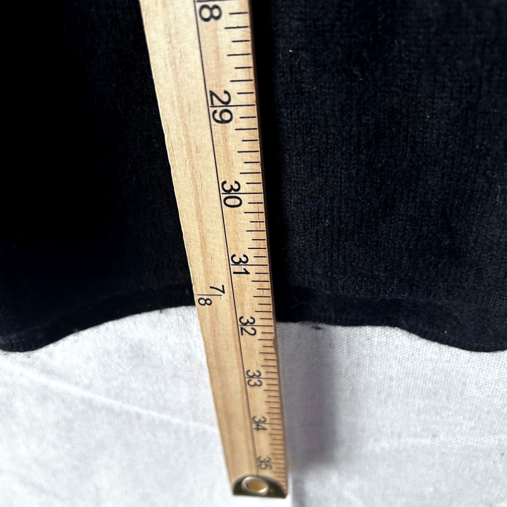 Vintage Halogen Sweater Womens XL Black Wool Cashmere Blend Pullover Crew Neck Size XL / US 12-14 / IT 48-50 - 4 Thumbnail