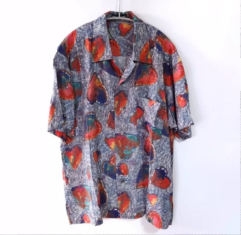 Issey Miyake issey miyake Heart-shaped silk shirt Size US M / EU 48-50 / 2 - 1 Thumbnail