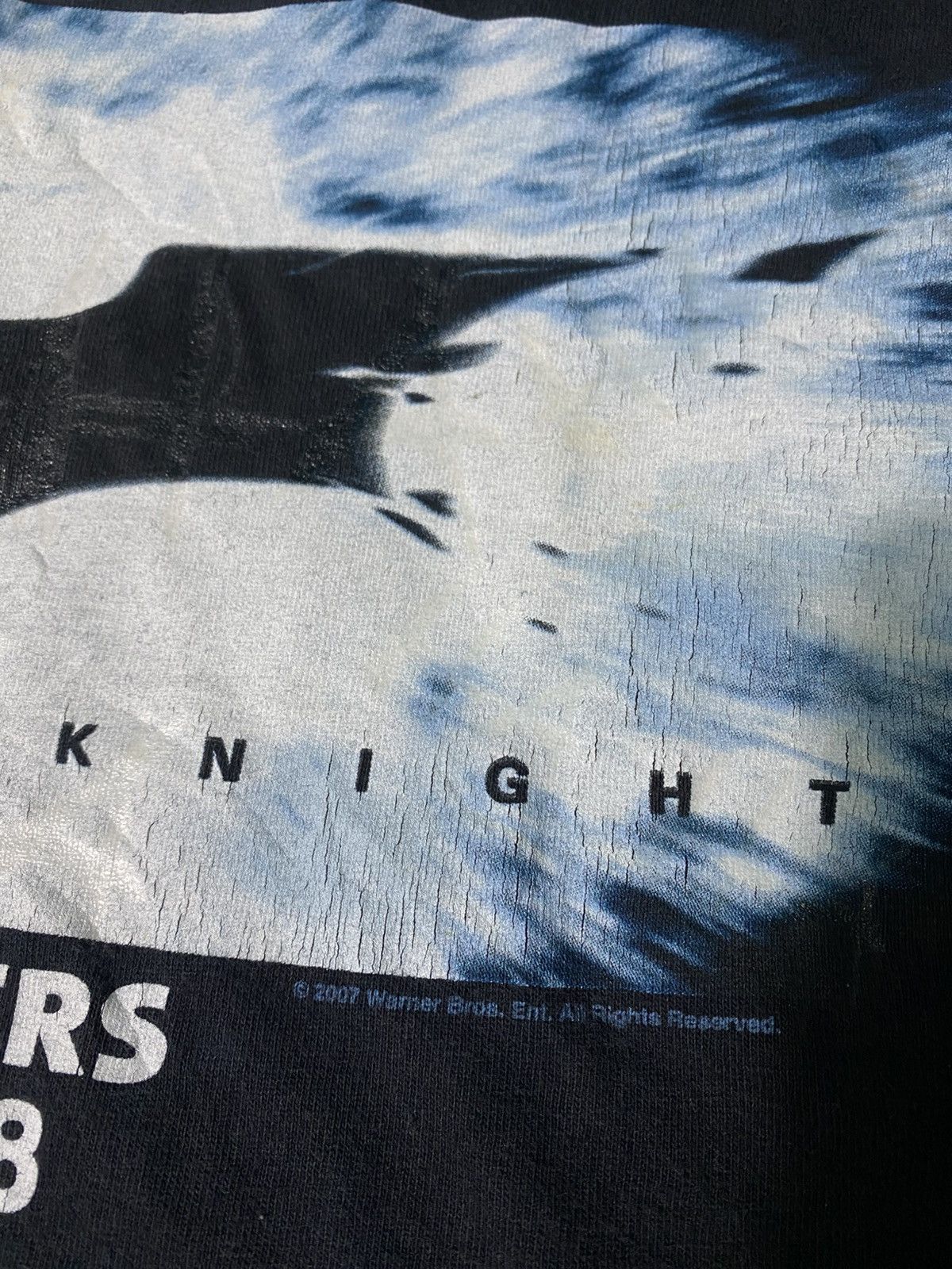 DC Comics Rare Vintage Y2k Batman The Dark Knight Movie Tshirt Size US XL / EU 56 / 4 - 4 Thumbnail