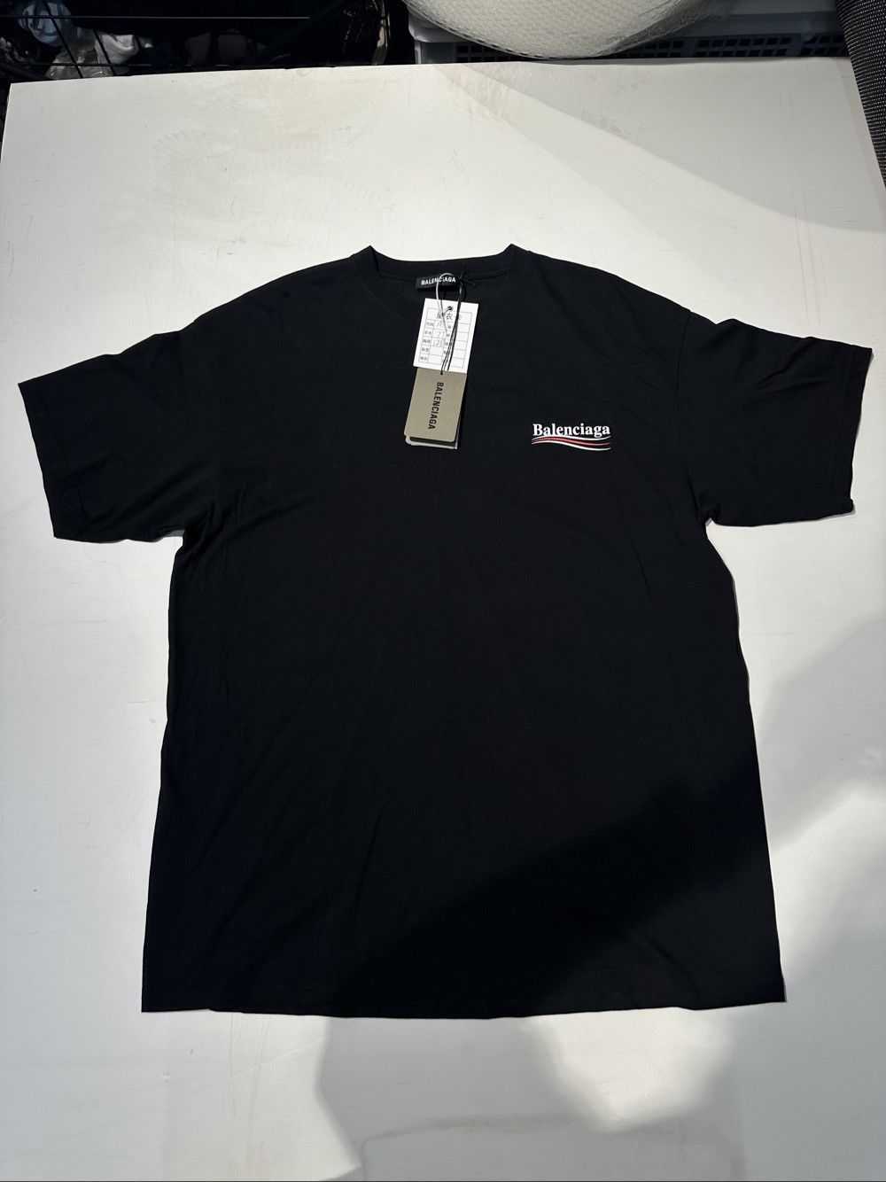 Balenciaga Balenciaga Wave Logo T-Shirt Size M Size US M / EU 48-50 / 2 - 1 Thumbnail