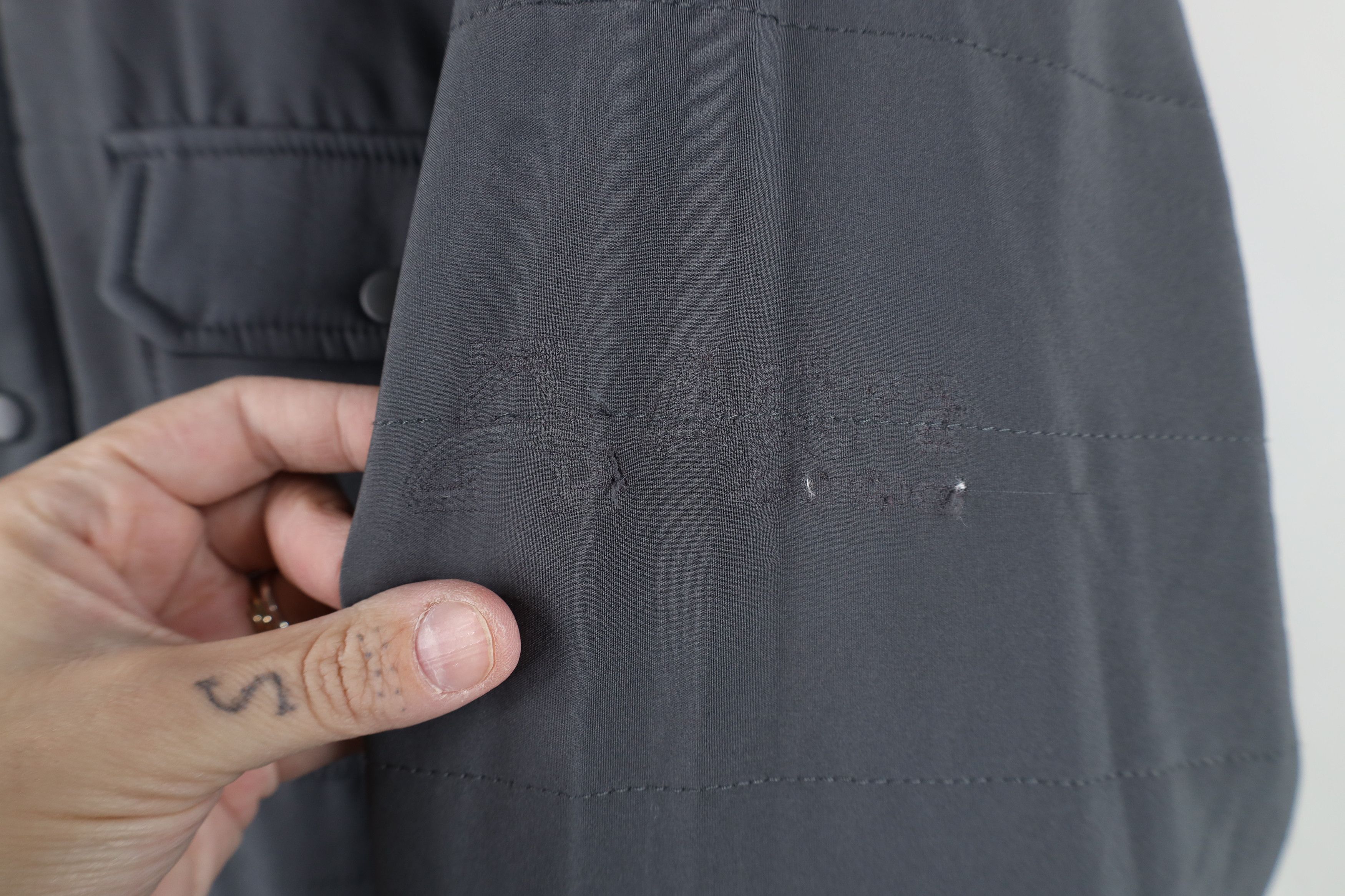 Spyder New w Defects Spyder Transit Full Button Shirt Jacket Gray Size US M / EU 48-50 / 2 - 7 Thumbnail