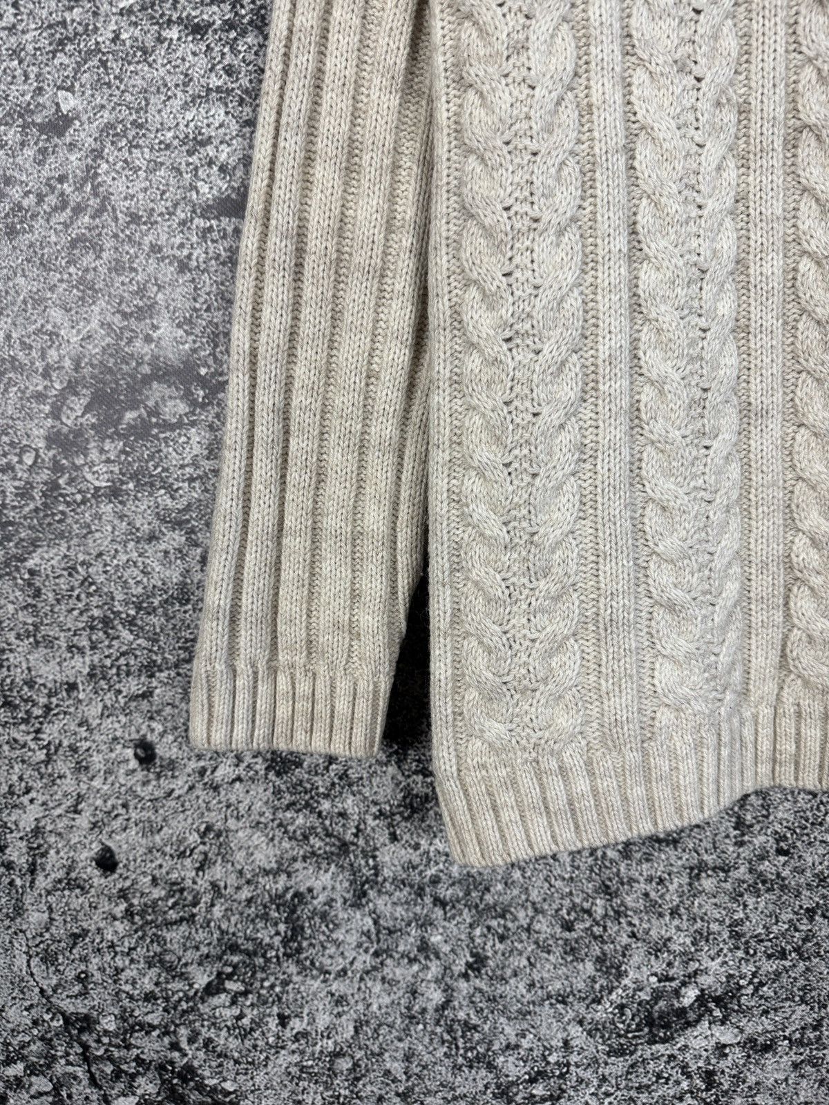 Other Iceland Cable Knit Sweater Pullower Italy Vintage Size 50 Size US XL / EU 56 / 4 - 4 Thumbnail