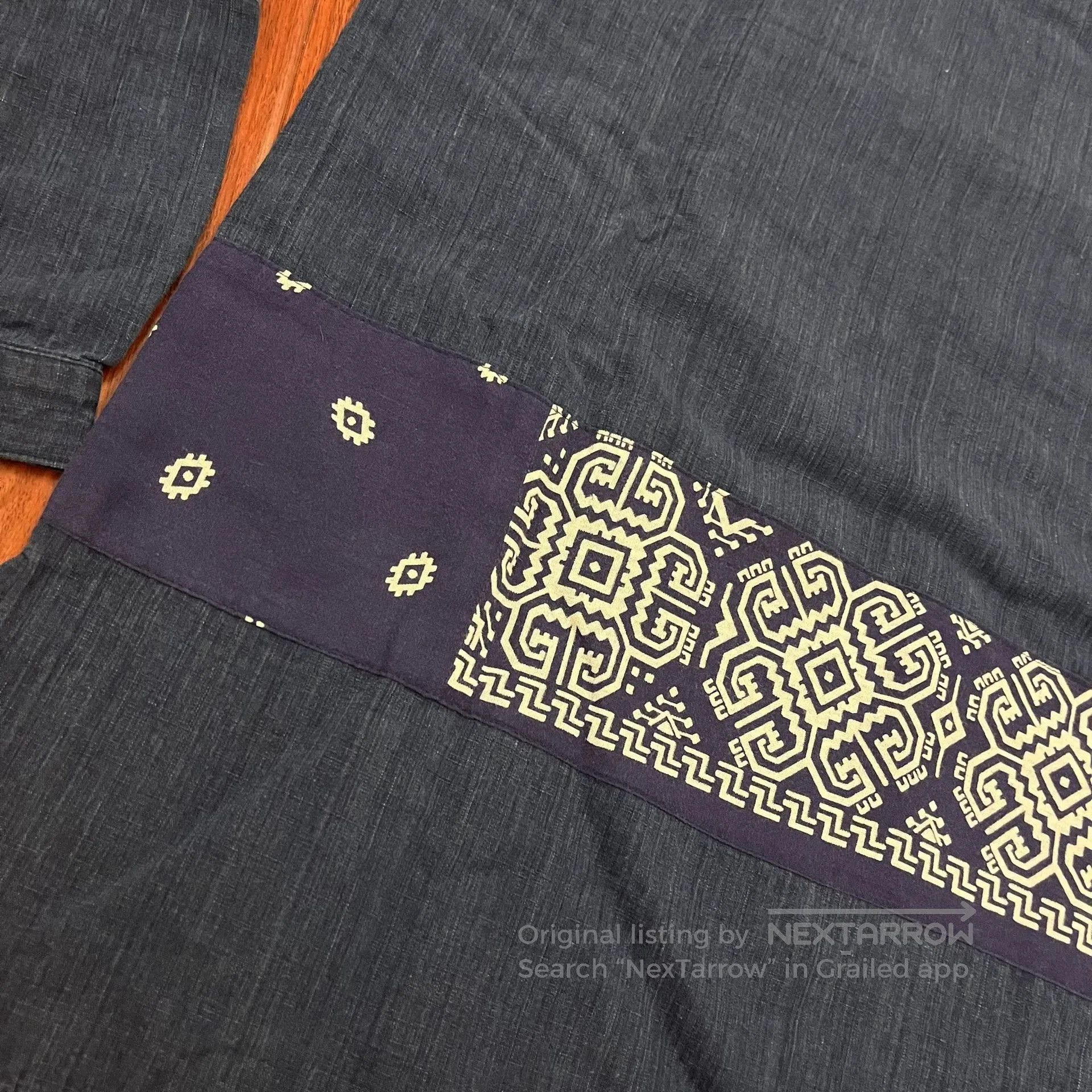 Visvim Visvim ICT Kerchief Border Tunic Navy. Size US S / EU 44-46 / 1 - 4 Thumbnail