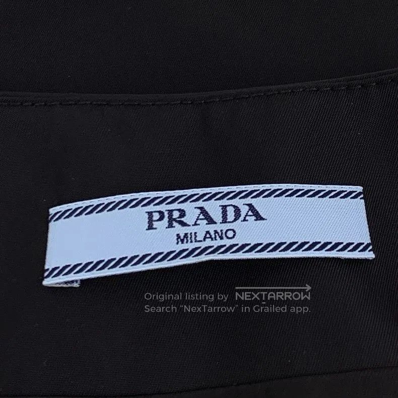 Prada Prada Black Triangle Logo Camisole Dress. Size US M / EU 48-50 / 2 - 7 Thumbnail