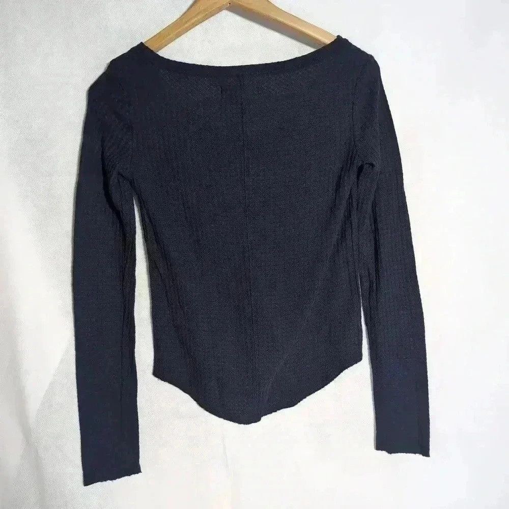 Aeropostale Aeropostale Sweater Blue V neck long sleeve sz XS Size XS / US 0-2 / IT 36-38 - 3 Thumbnail