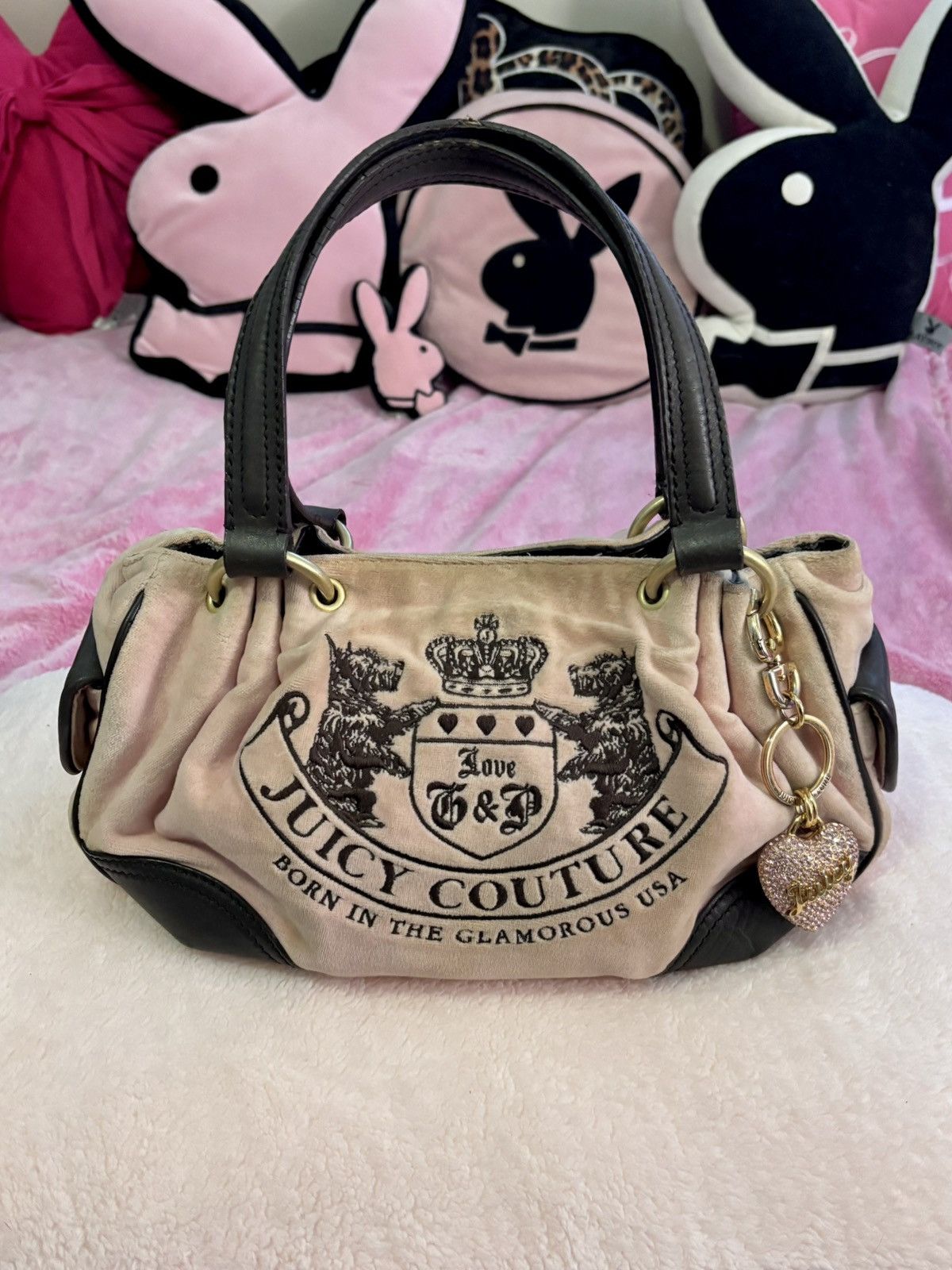 Juicy Couture Juicy Couture Vintage shoulder bag + Matching Wallet Size ONE SIZE - 2 Thumbnail