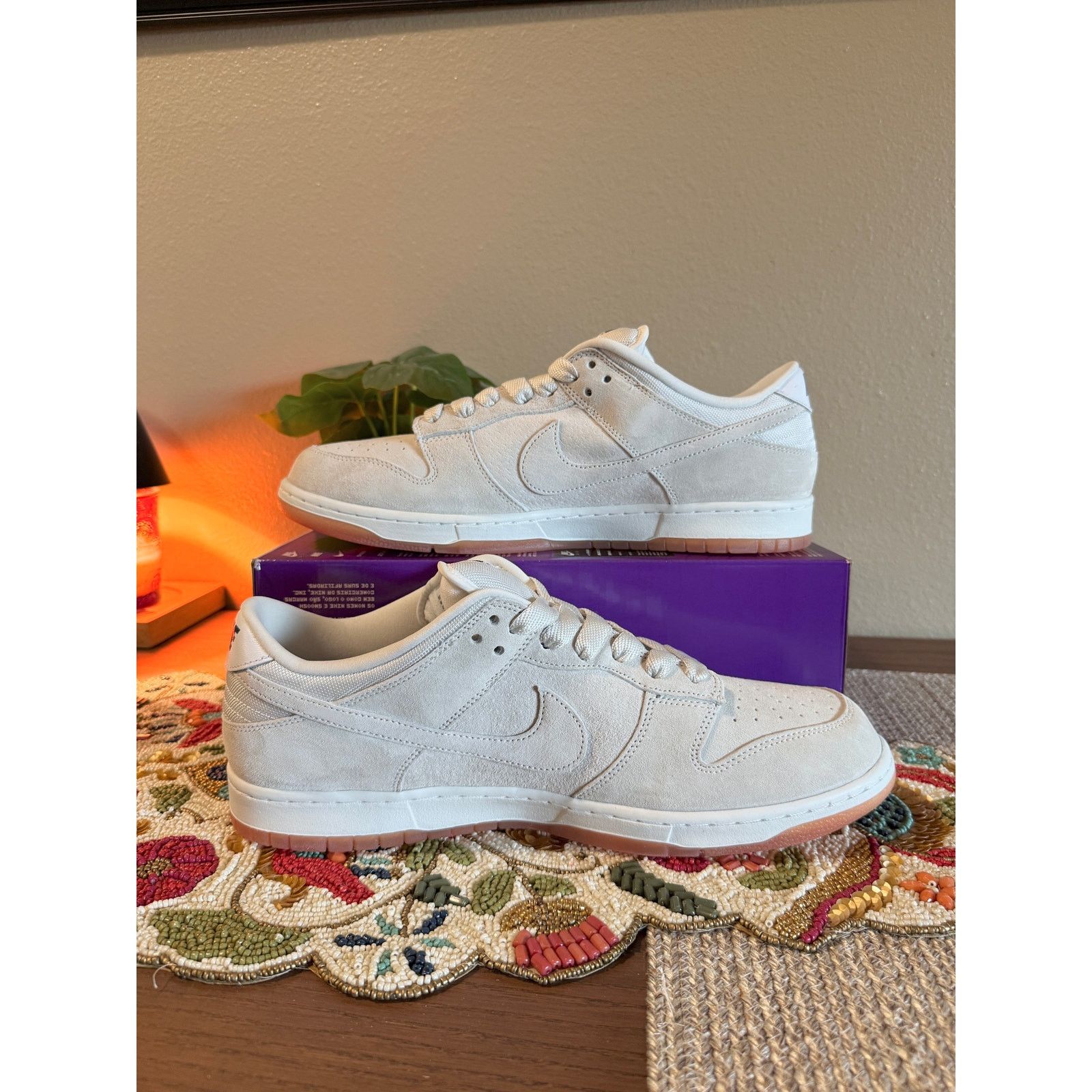 Nike Nike SB Dunk Low Pro B Pale Ivory Sail Parachute Beige ISO Size US 15 / EU 48 - 2 Thumbnail