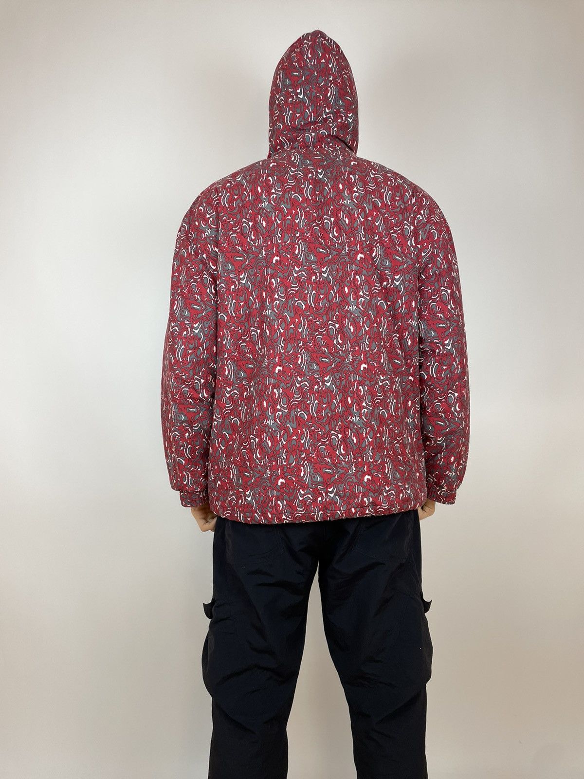 Reebok × Vintage REEBOK Vintage Multicolour Pattern Hooded jacket size L 90s Size US L / EU 52-54 / 3 - 5 Thumbnail