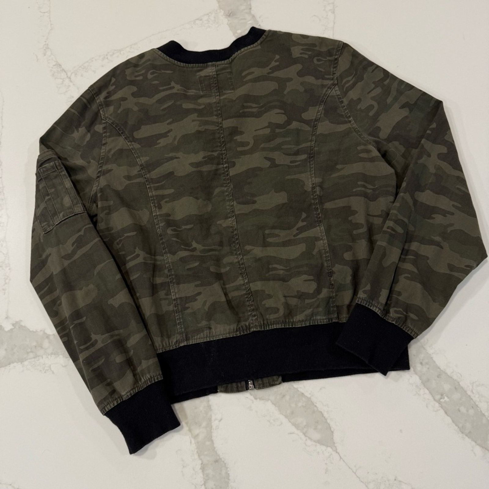 Sanctuary Sanctuary Military Style Camo Bomber Jacket Women’s Medium Size M / US 6-8 / IT 42-44 - 8 Thumbnail