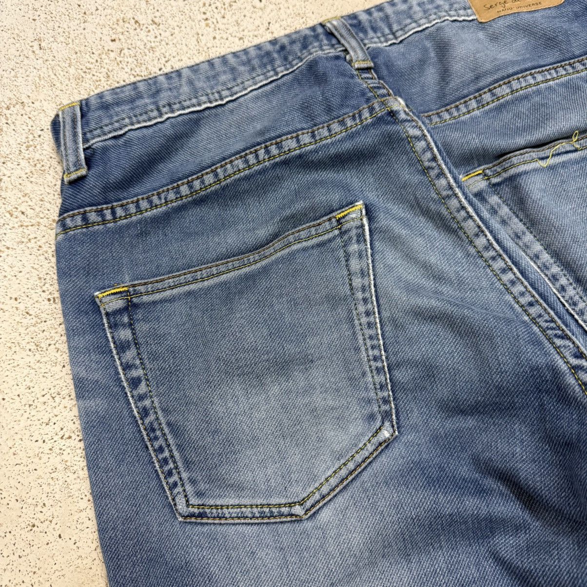 Number (N)ine Nano Universe Tokyo Serge De nimes Slim Stretch Jeans Pants Size US 29 - 13 Thumbnail