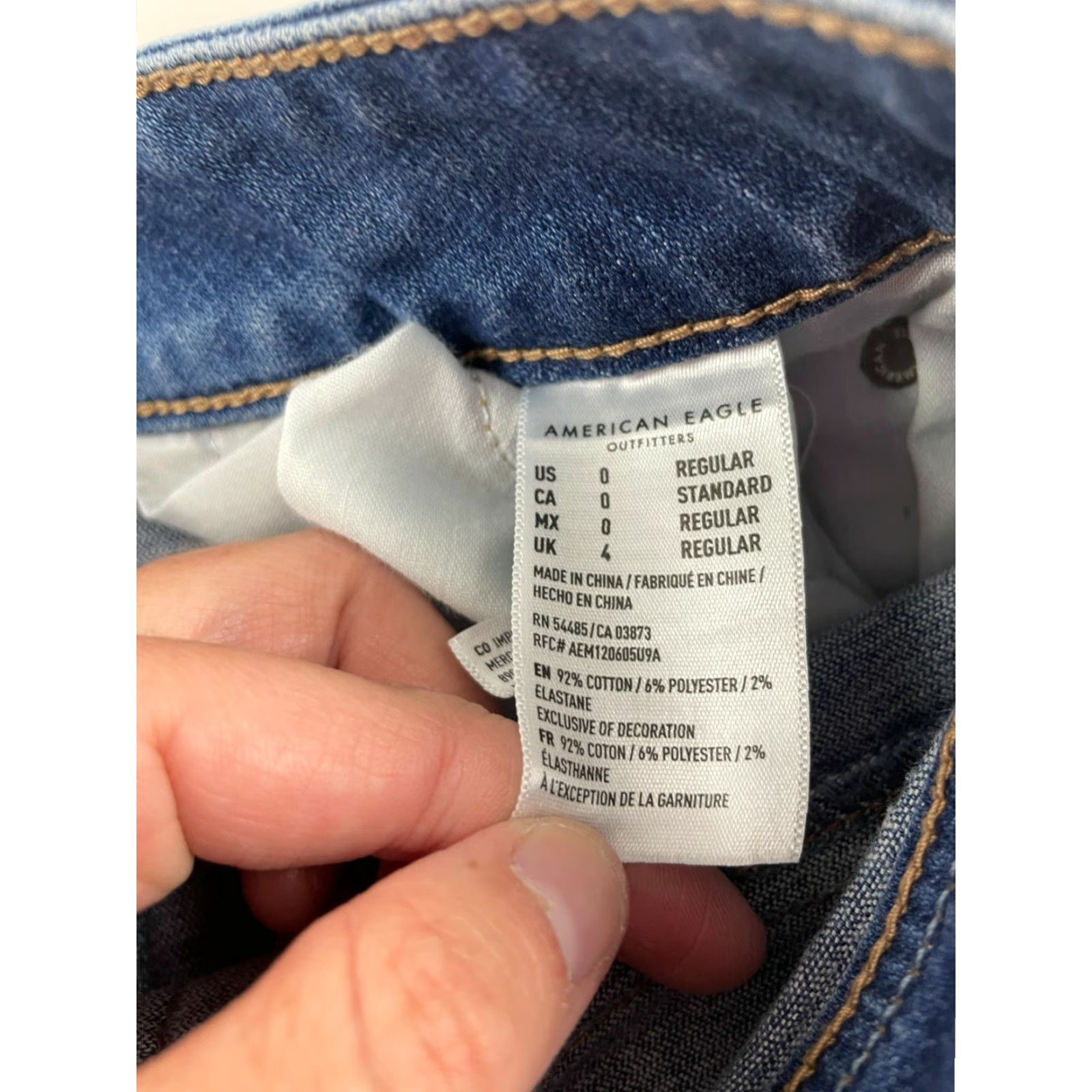 American Eagle Outfitters VINTAGE? No. Size 25" / US 0 / IT 36 - 7 Thumbnail