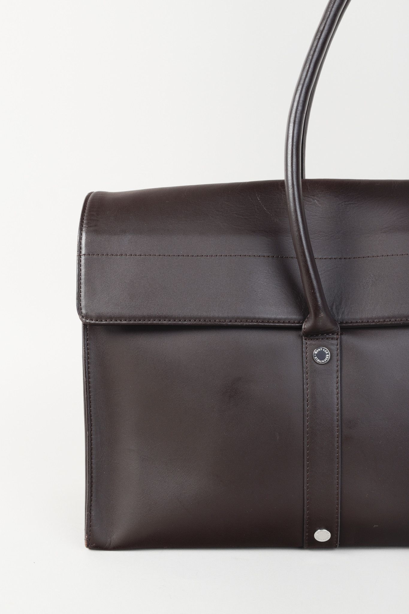 WANT Les Essentiels Want Les Essentiels Brown Leather Briefcase Size ONE SIZE - 9 Thumbnail