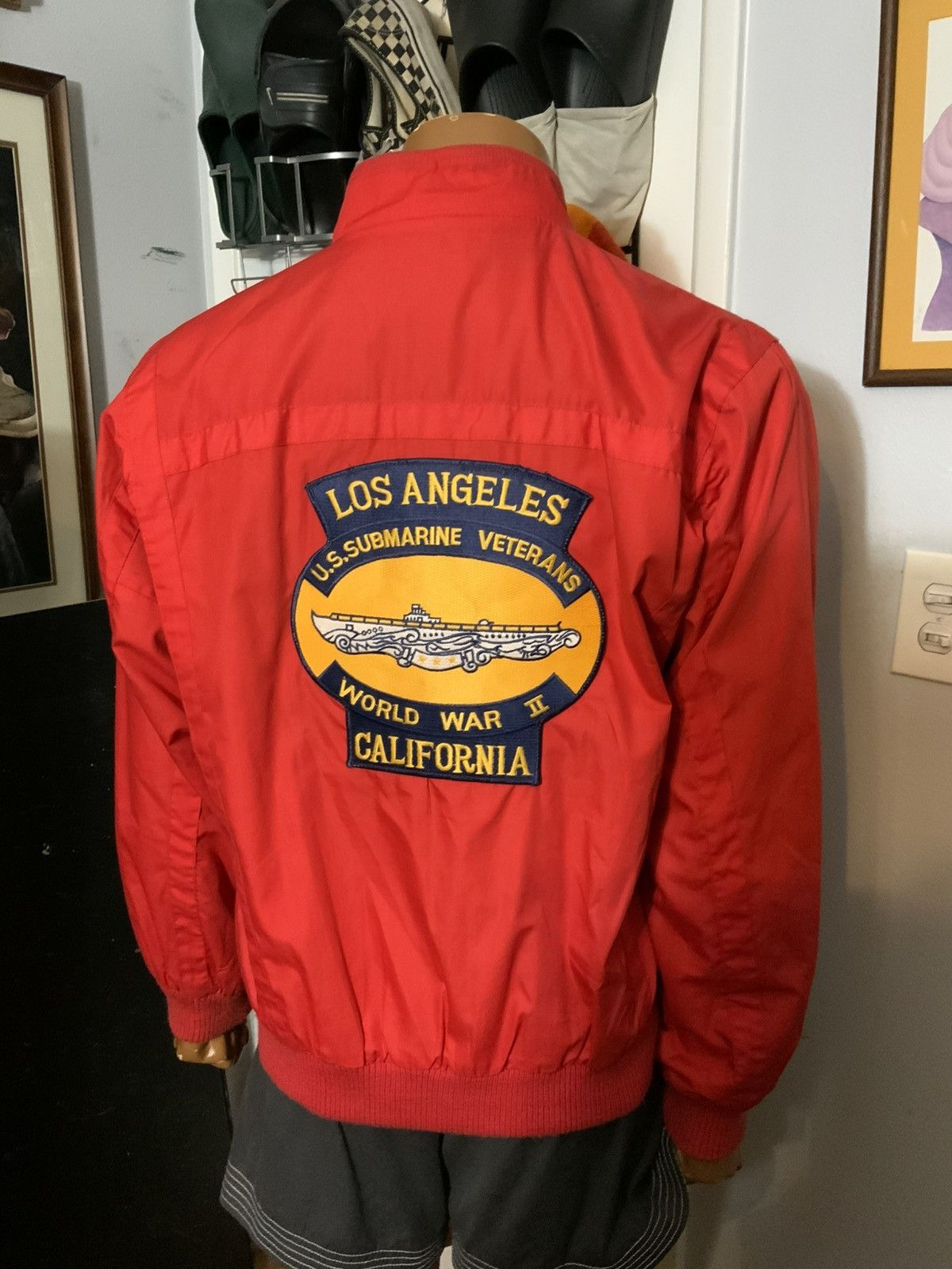 Evan Picone × Vintage Vintage US Submarine Veterans World War Los Angeles Jacket Size US M / EU 48-50 / 2 - 13 Thumbnail