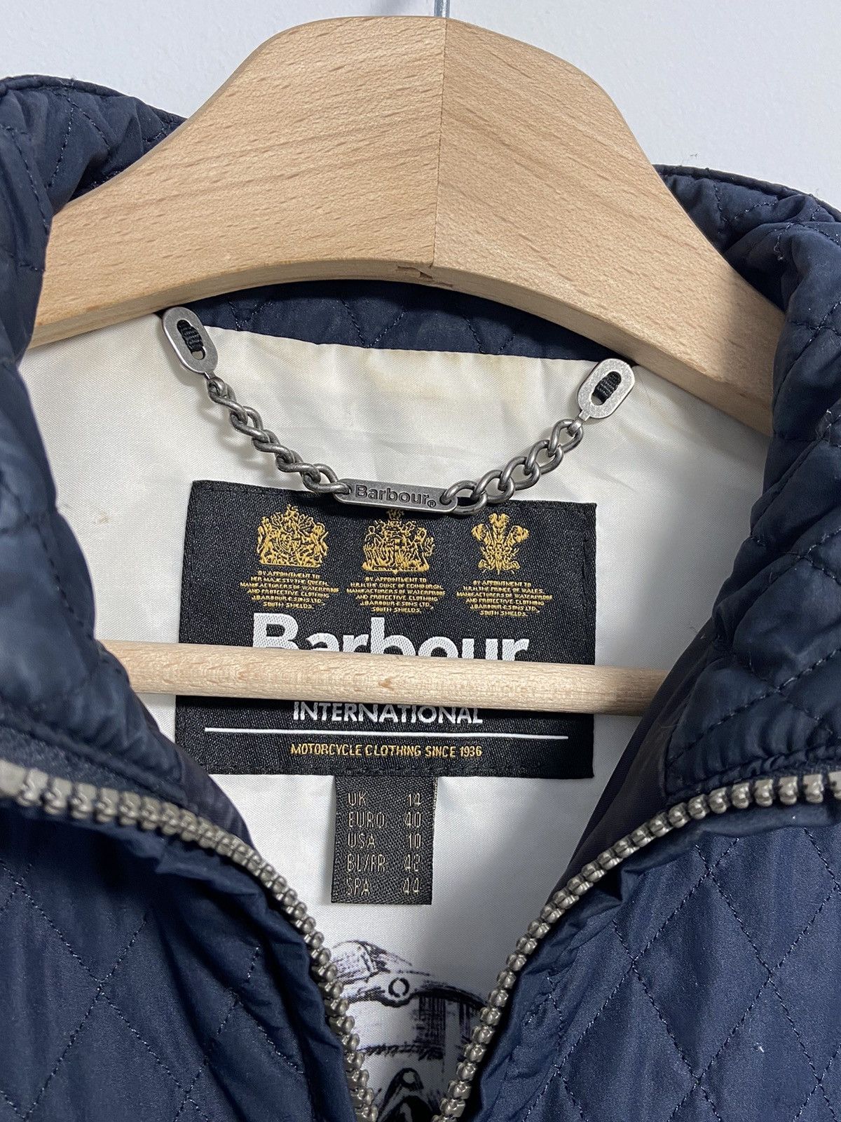 Barbour Barbour Black Streak International Extractor Quilt Jacket Size L / US 10 / IT 46 - 6 Thumbnail