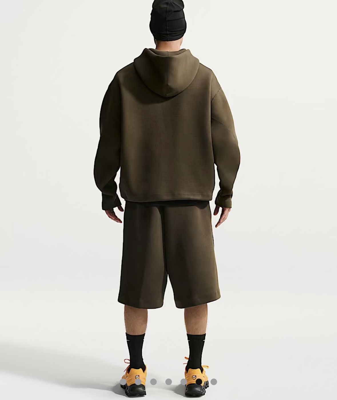 Nike Nike Tech Heavyweight Oversized Cropped Hoodie Size US S / EU 44-46 / 1 - 6 Thumbnail