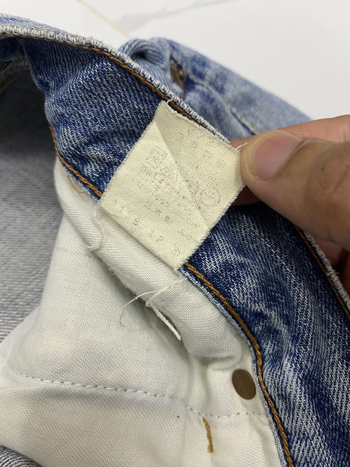 Levi's × Vintage LEVIS 502-xx BIG E SELVEDGE DISTRESSED DENIM JEANS Size US 32 / EU 48 - 10 Thumbnail